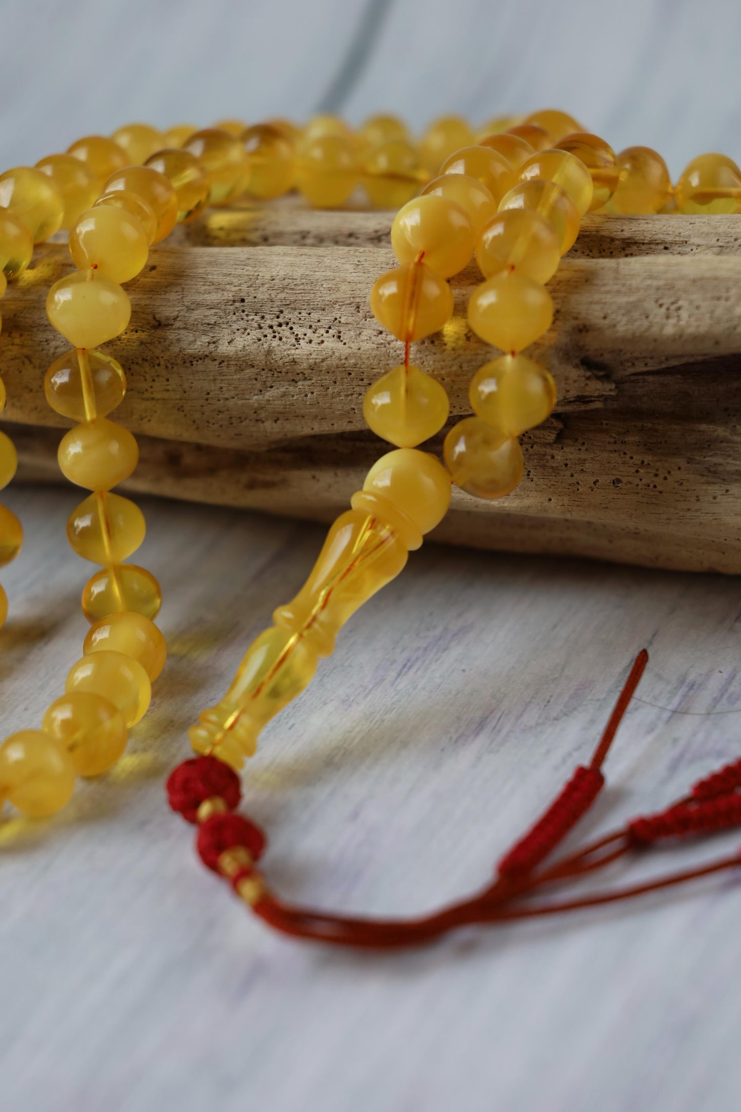 Unique Multicolor Amber Misbah – 66 Beads Istanbul Shape