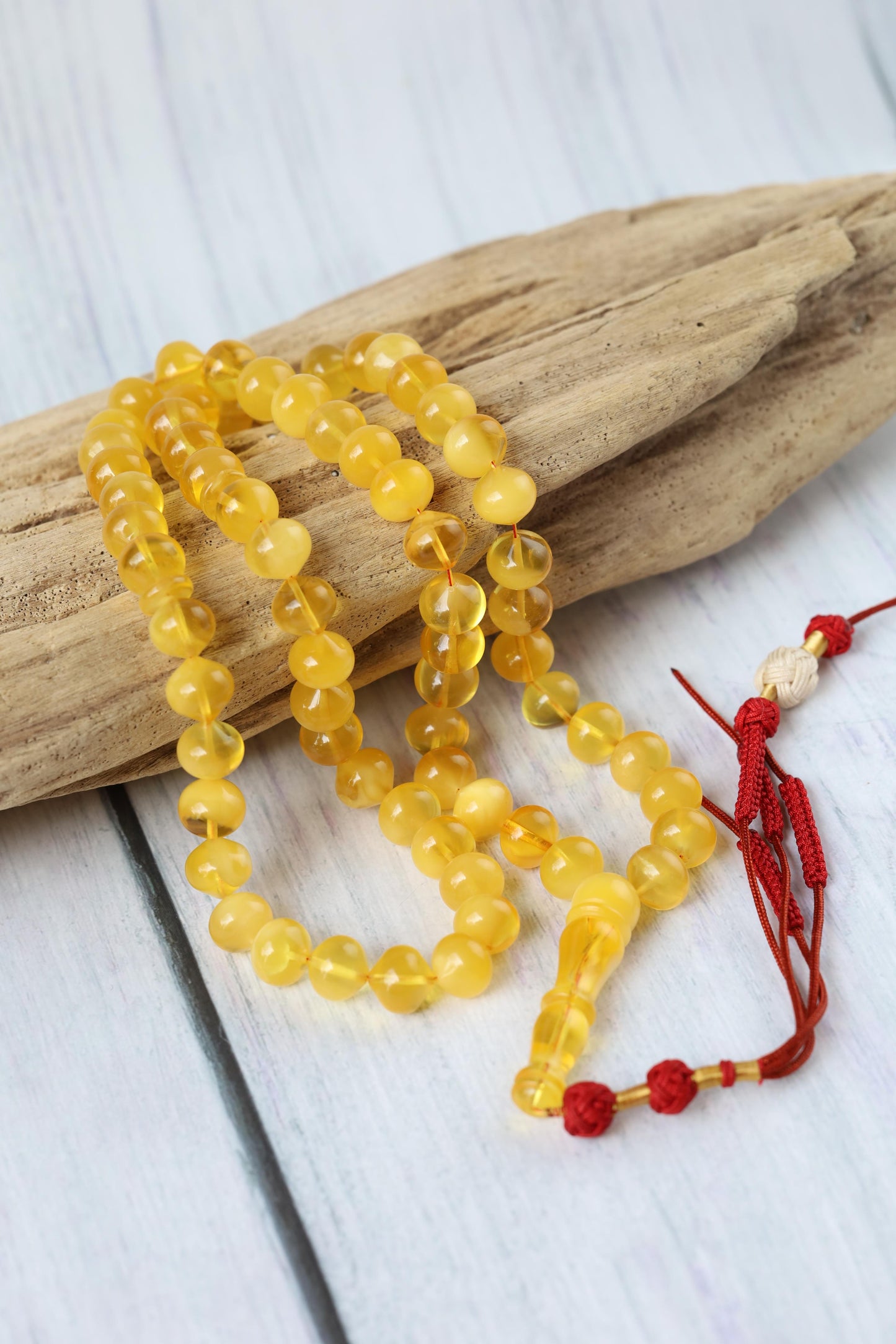 Unique Multicolor Amber Misbah – 66 Beads Istanbul Shape
