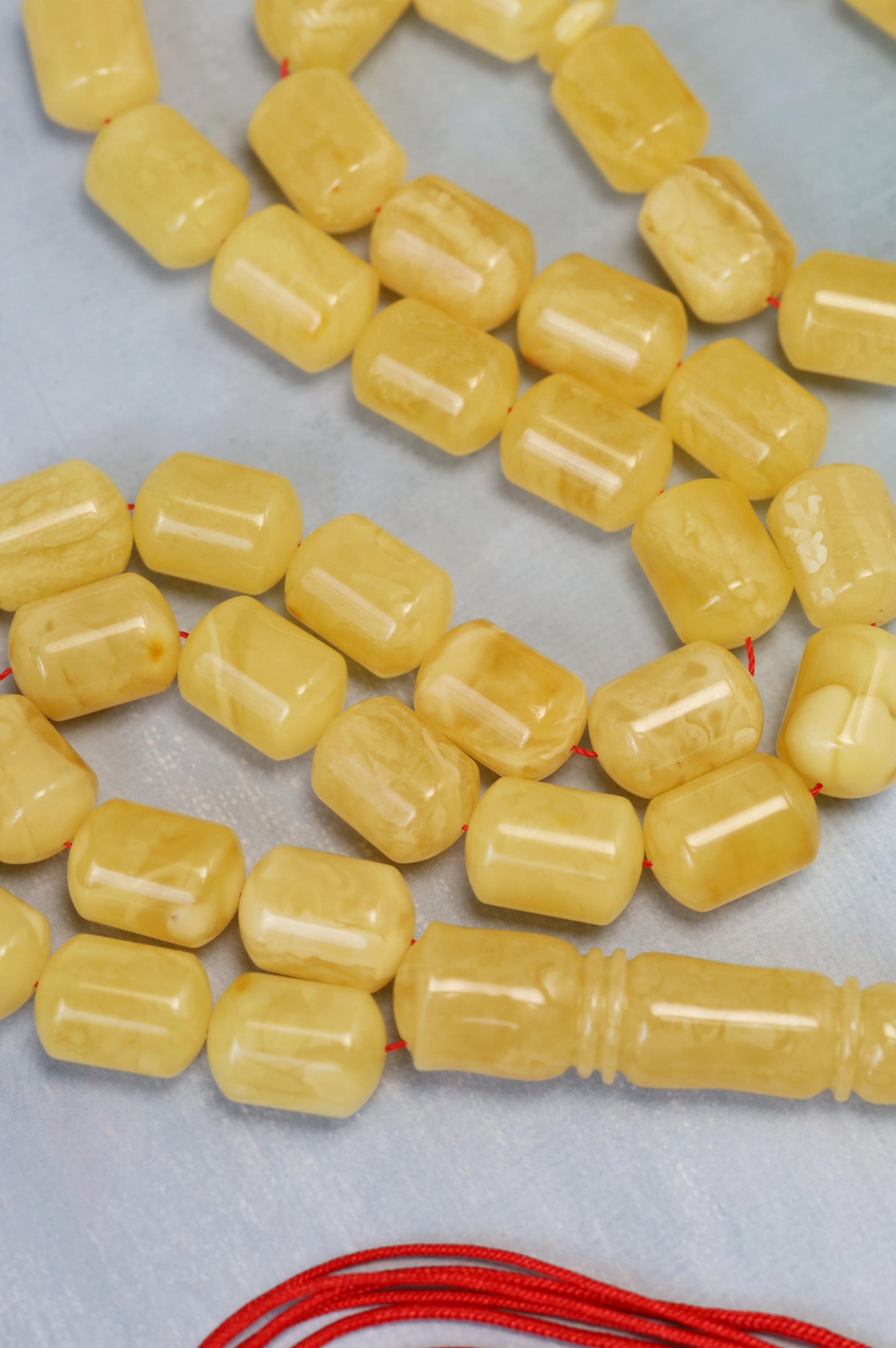 Natural Butterscotch Amber Tasbih 43 Beads