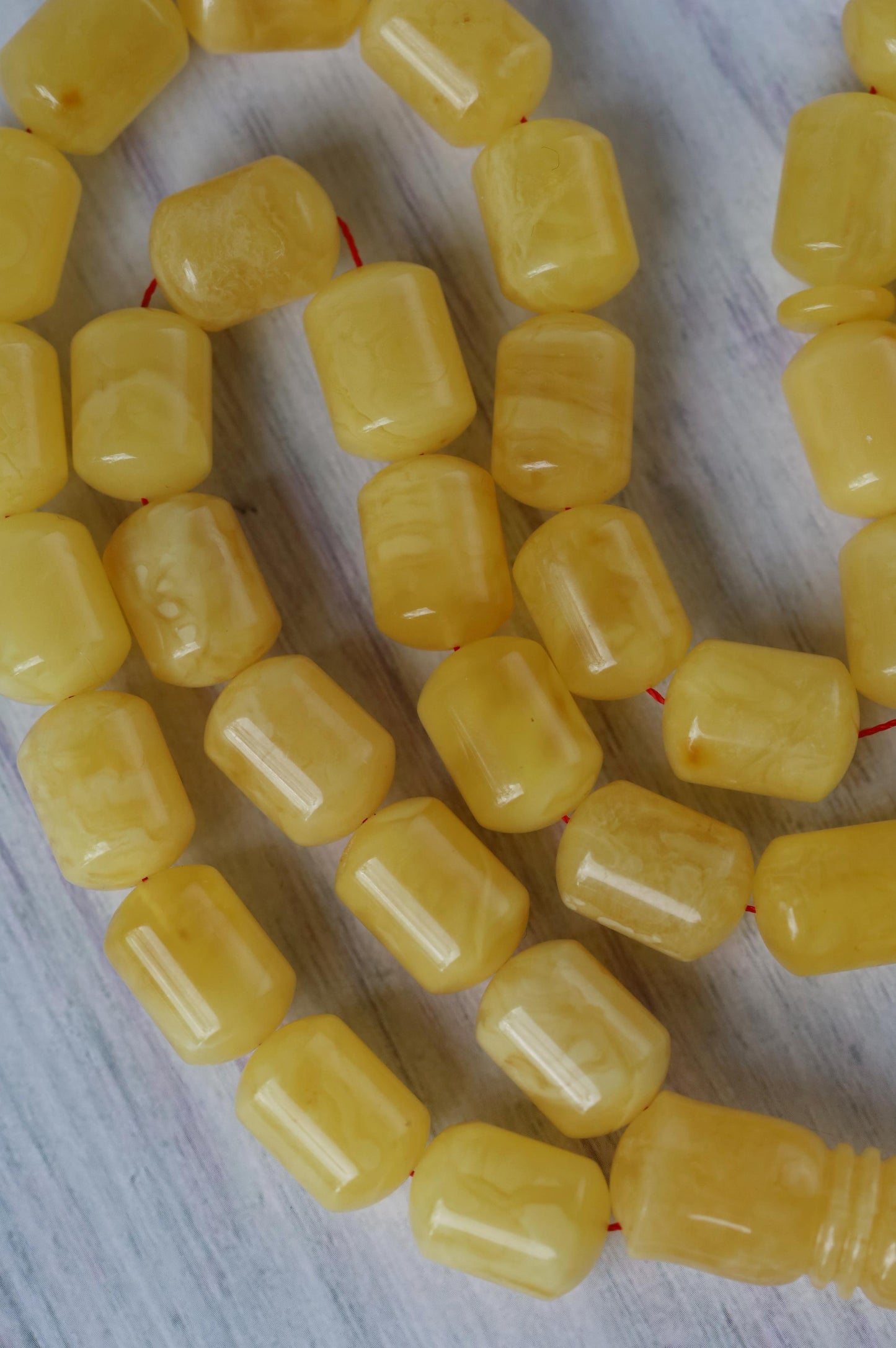Natural Butterscotch Amber Tasbih 43 Beads