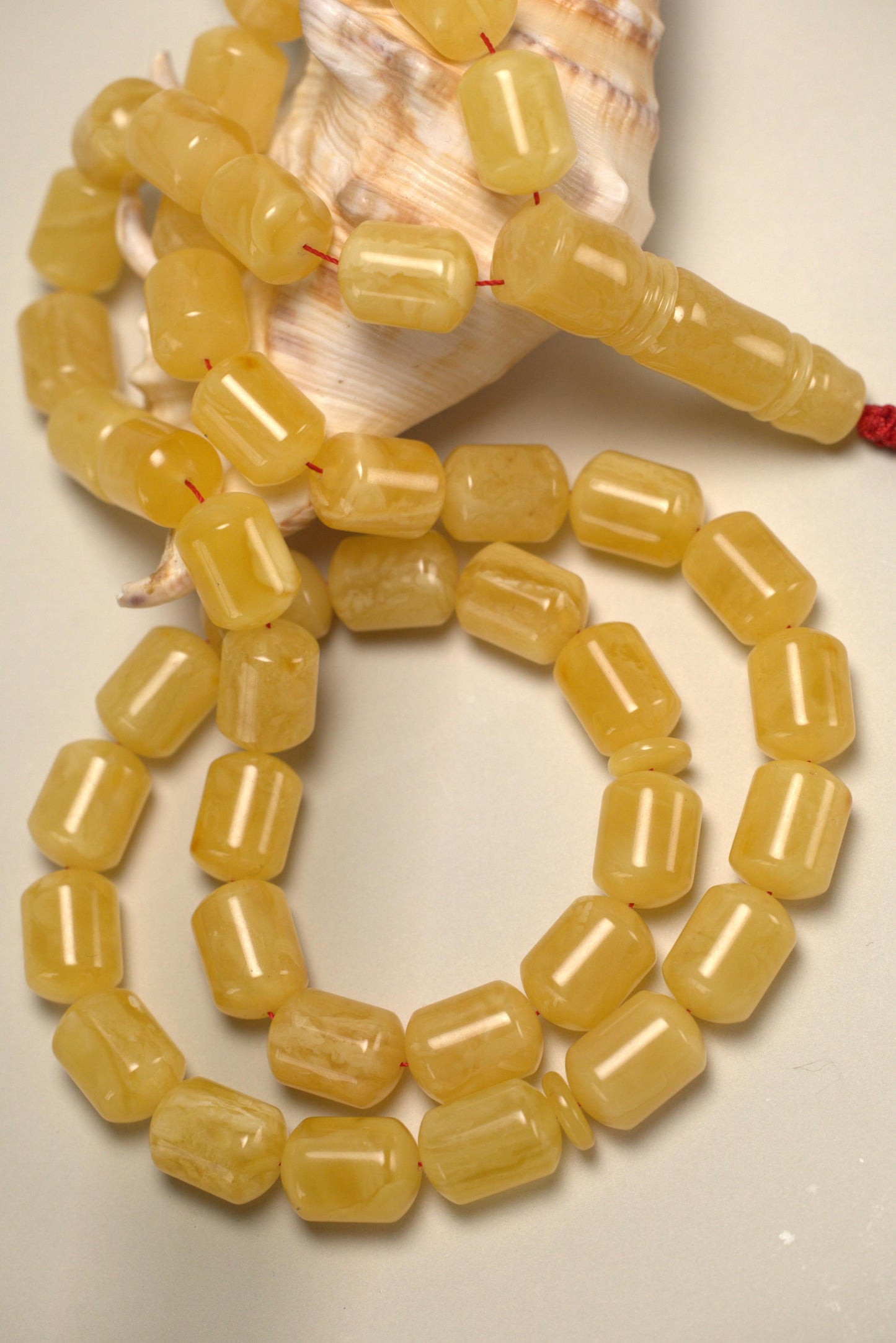 Natural Butterscotch Amber Tasbih 43 Beads
