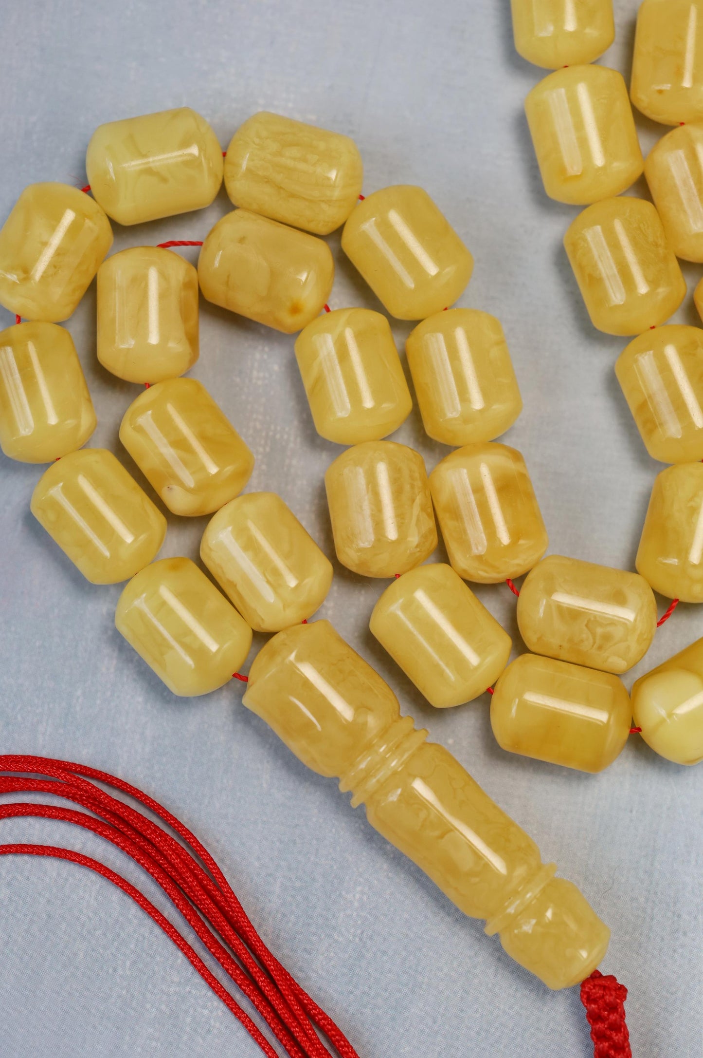 Natural Butterscotch Amber Tasbih 43 Beads