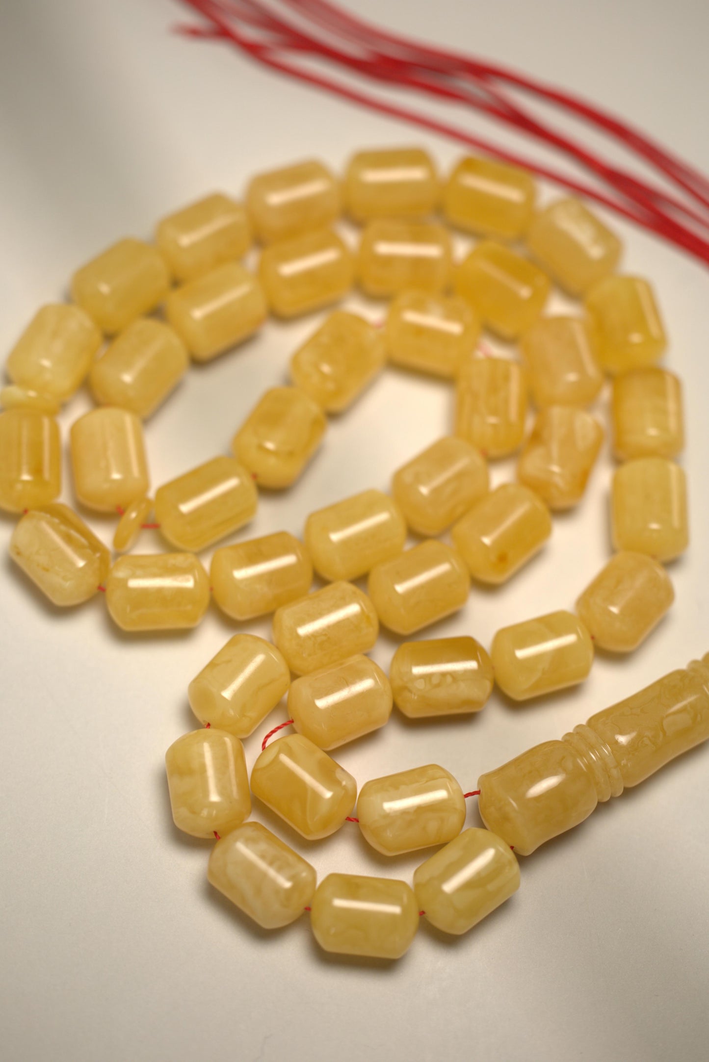 Natural Butterscotch Amber Tasbih 43 Beads