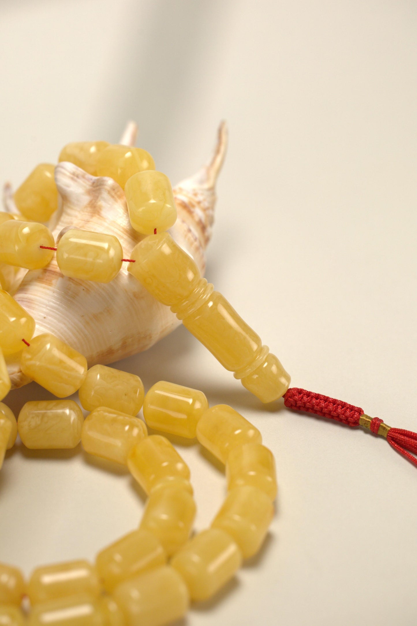 Natural Butterscotch Amber Tasbih 43 Beads