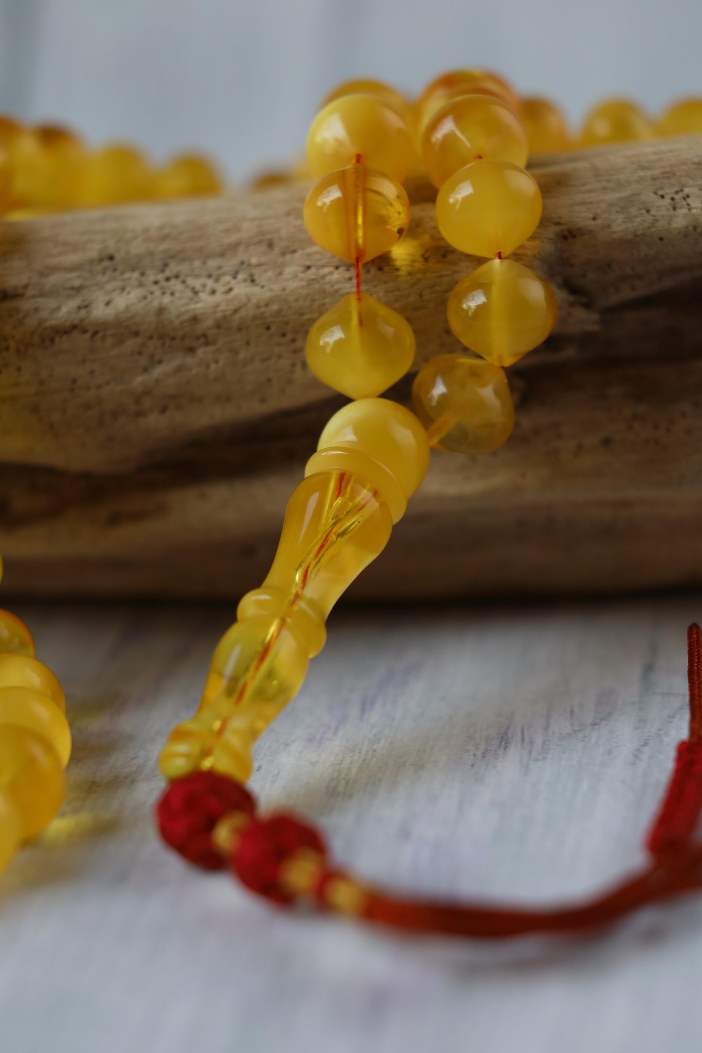 Unique Multicolor Amber Misbah – 66 Beads Istanbul Shape