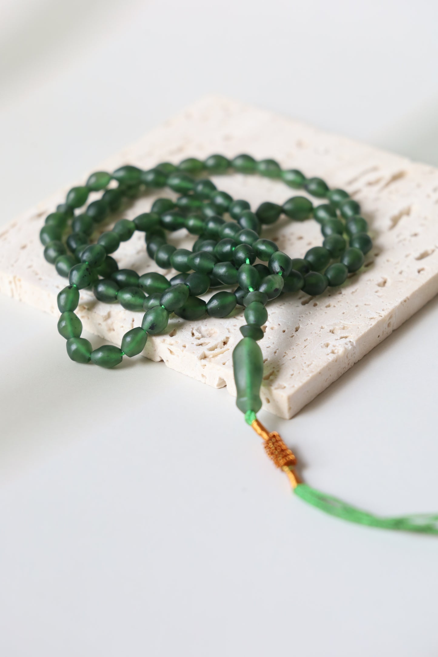 Dark Green Shah Maqsood Tasbih 99 Beads