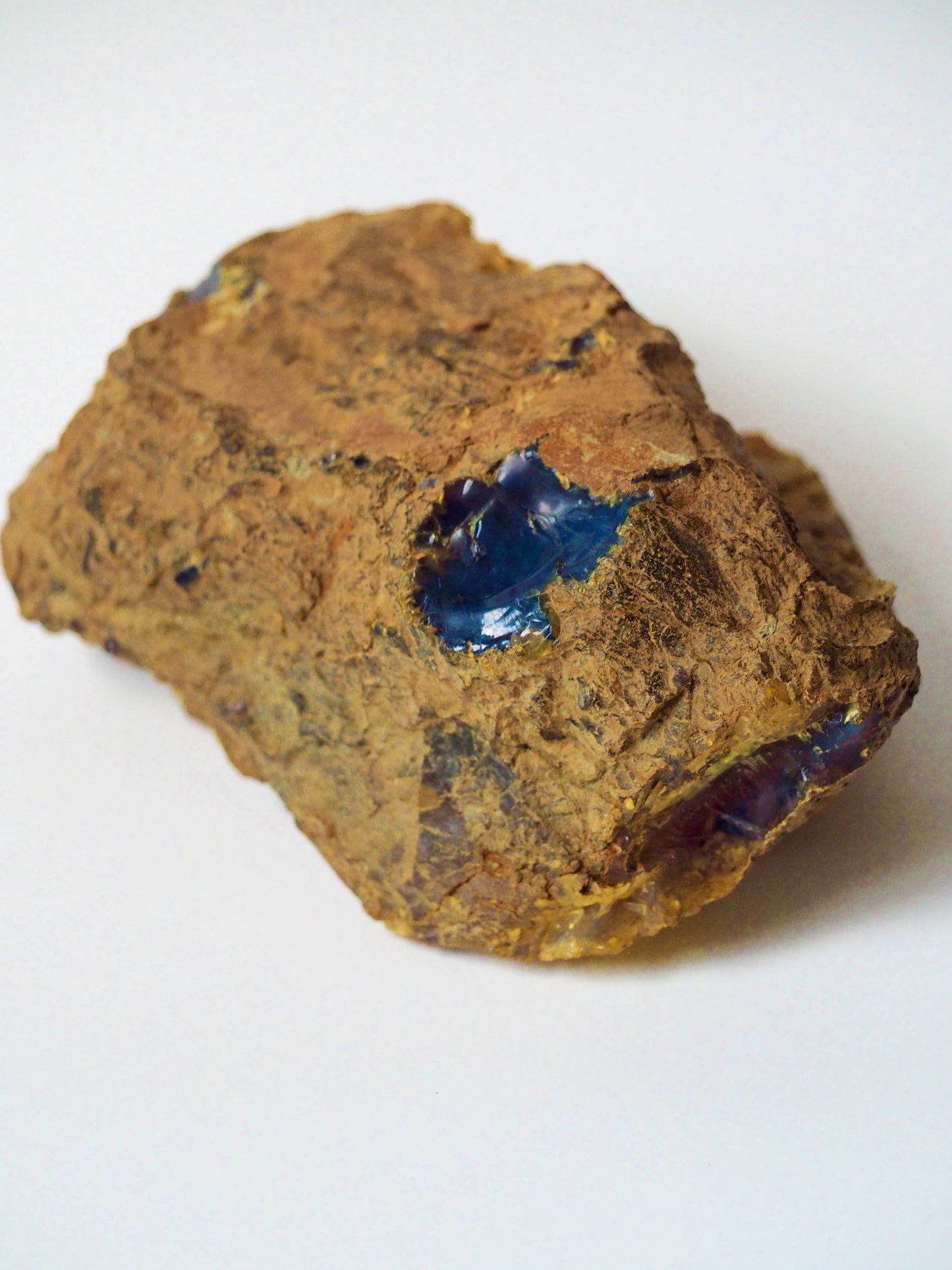 Raw Natural Blue Dominican Amber Piece 221g