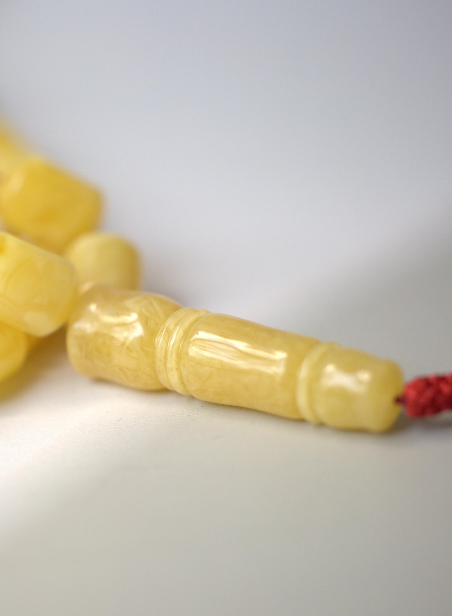 Natural Butterscotch Amber Tasbih 43 Beads