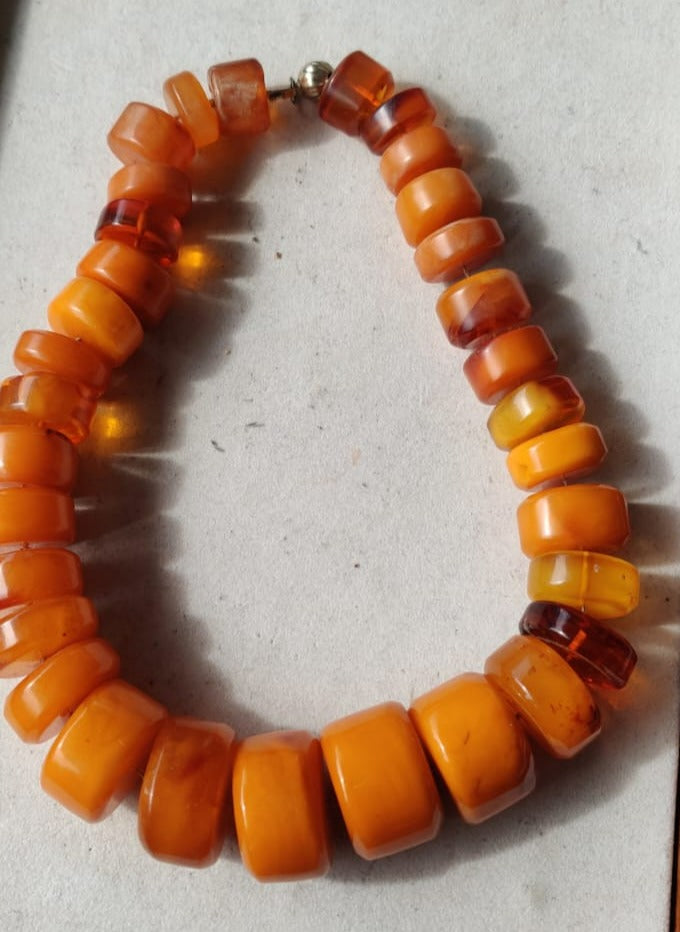 Vintage Unique Natural Old German Necklace Huge Piece 261,31g
