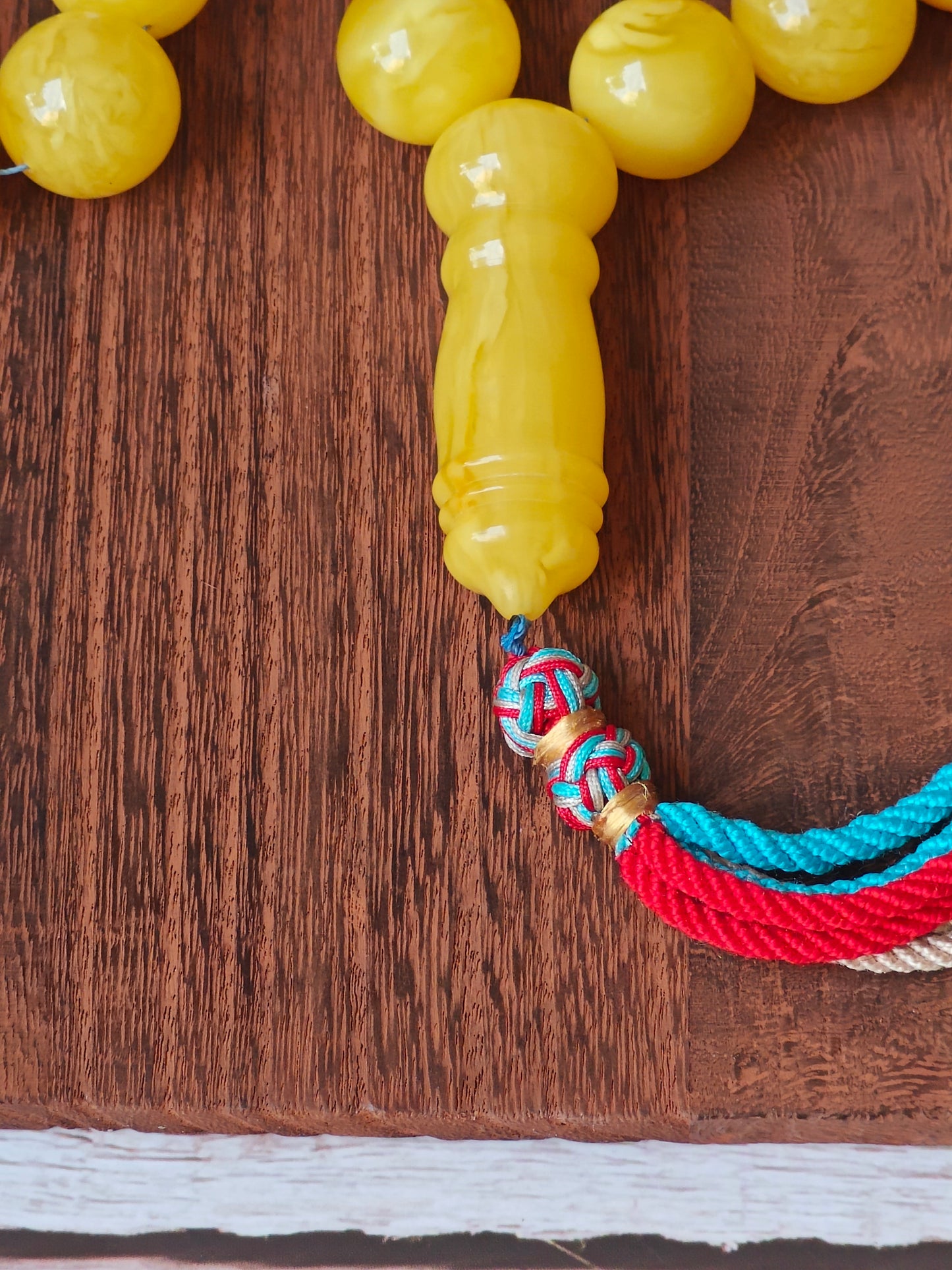 Natural Unique Huge Butterscotch Amber Misbaha Prayer Beads 19.5 mm + Certificate 33 Beads
