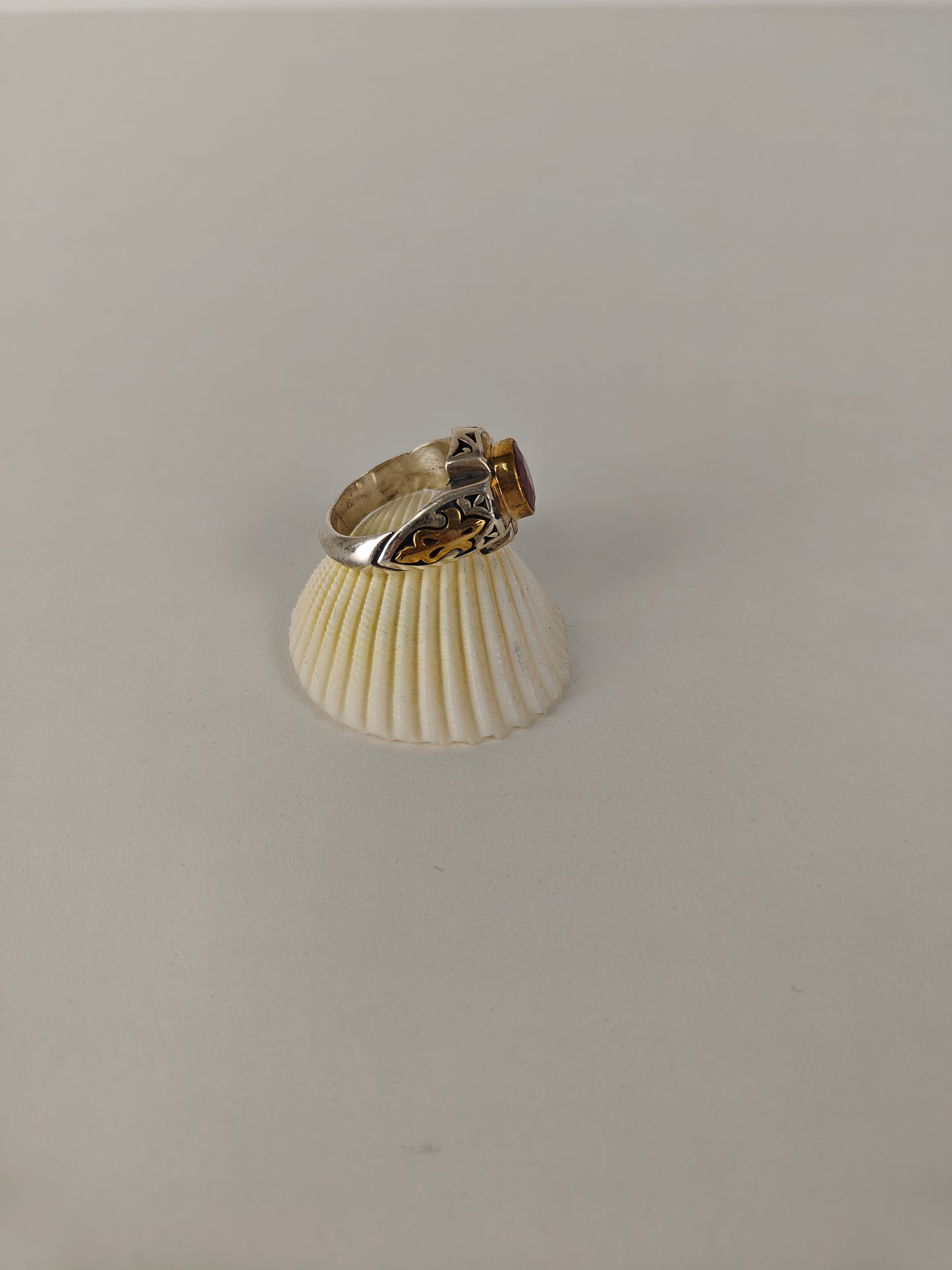 Natural Ruby Ring in Silver 925