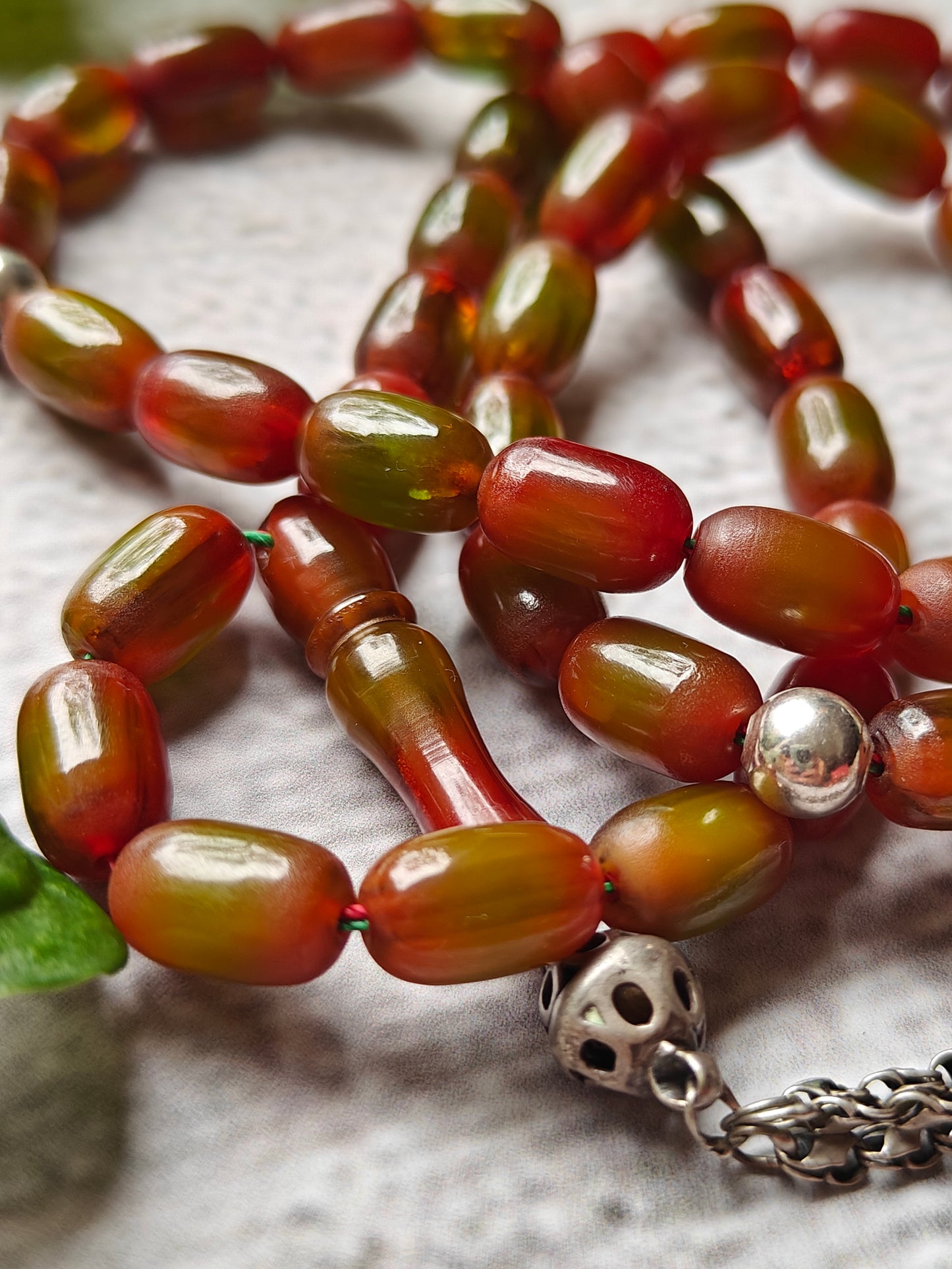 Multicolor German Bakelite Tasbih 49 Beads