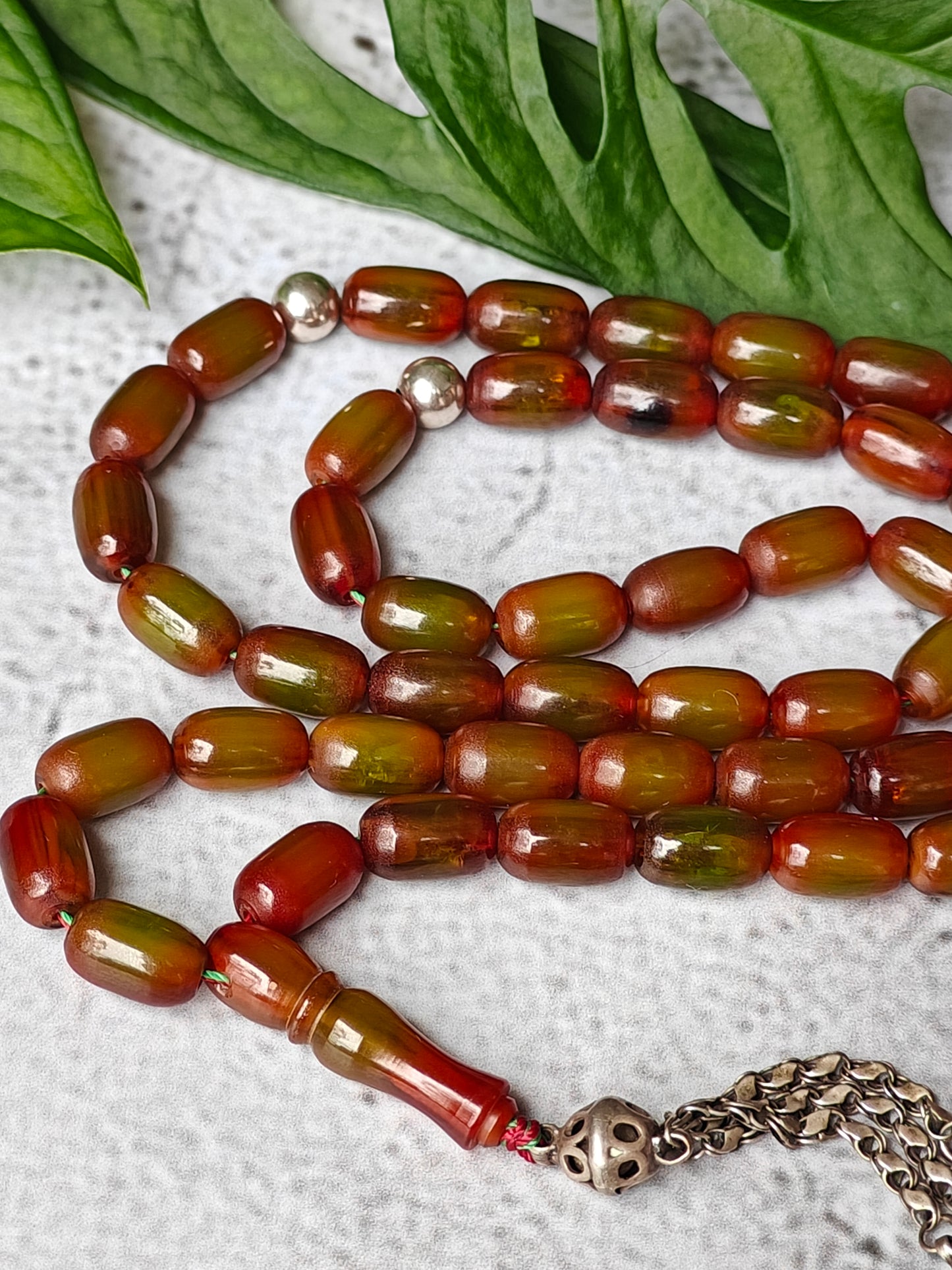 Multicolor German Bakelite Tasbih 49 Beads