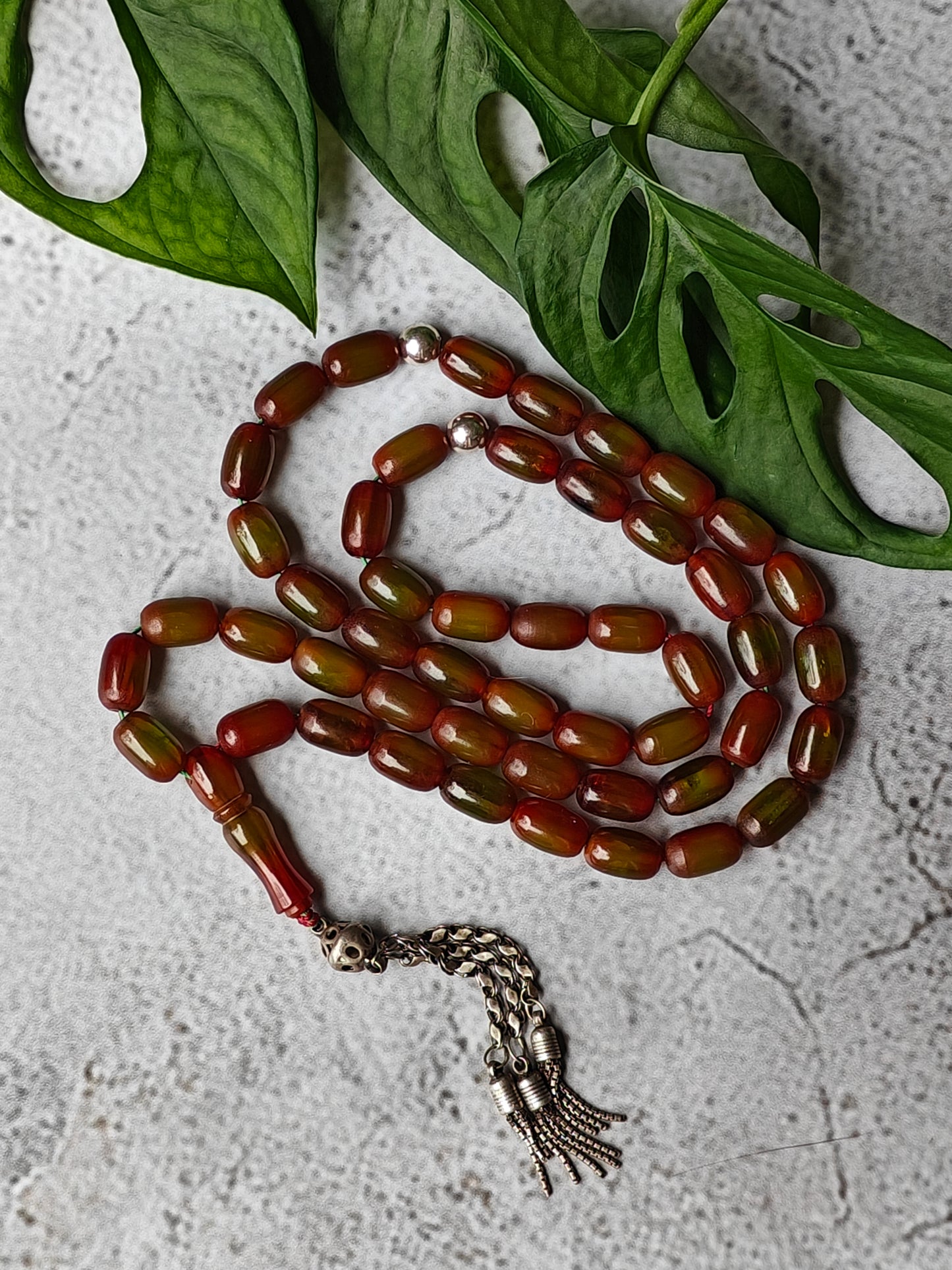 Multicolor German Bakelite Tasbih 49 Beads