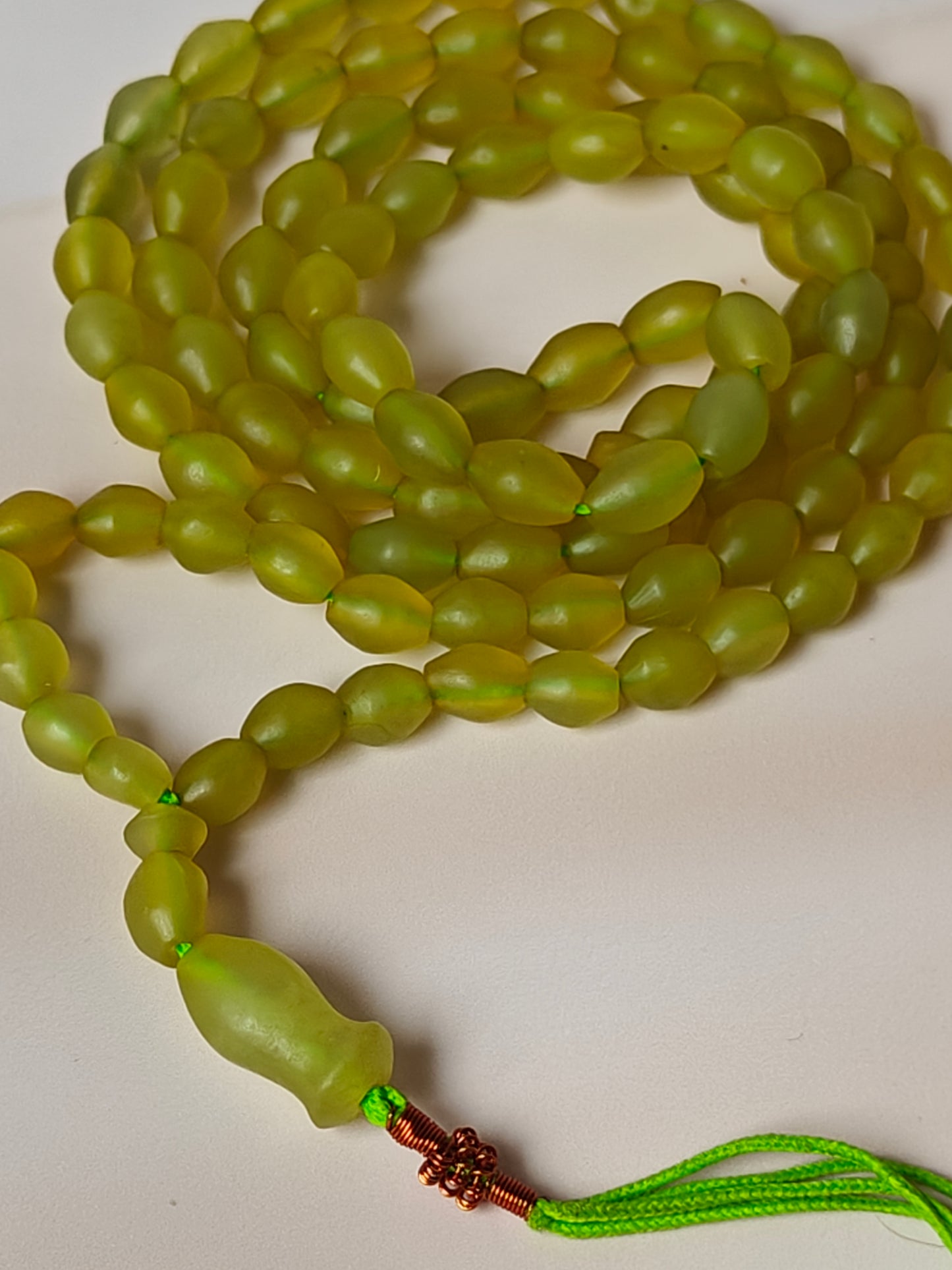 Afghani Shah Maqsood Rosary Olive Shape Pocket Size 99 Beads