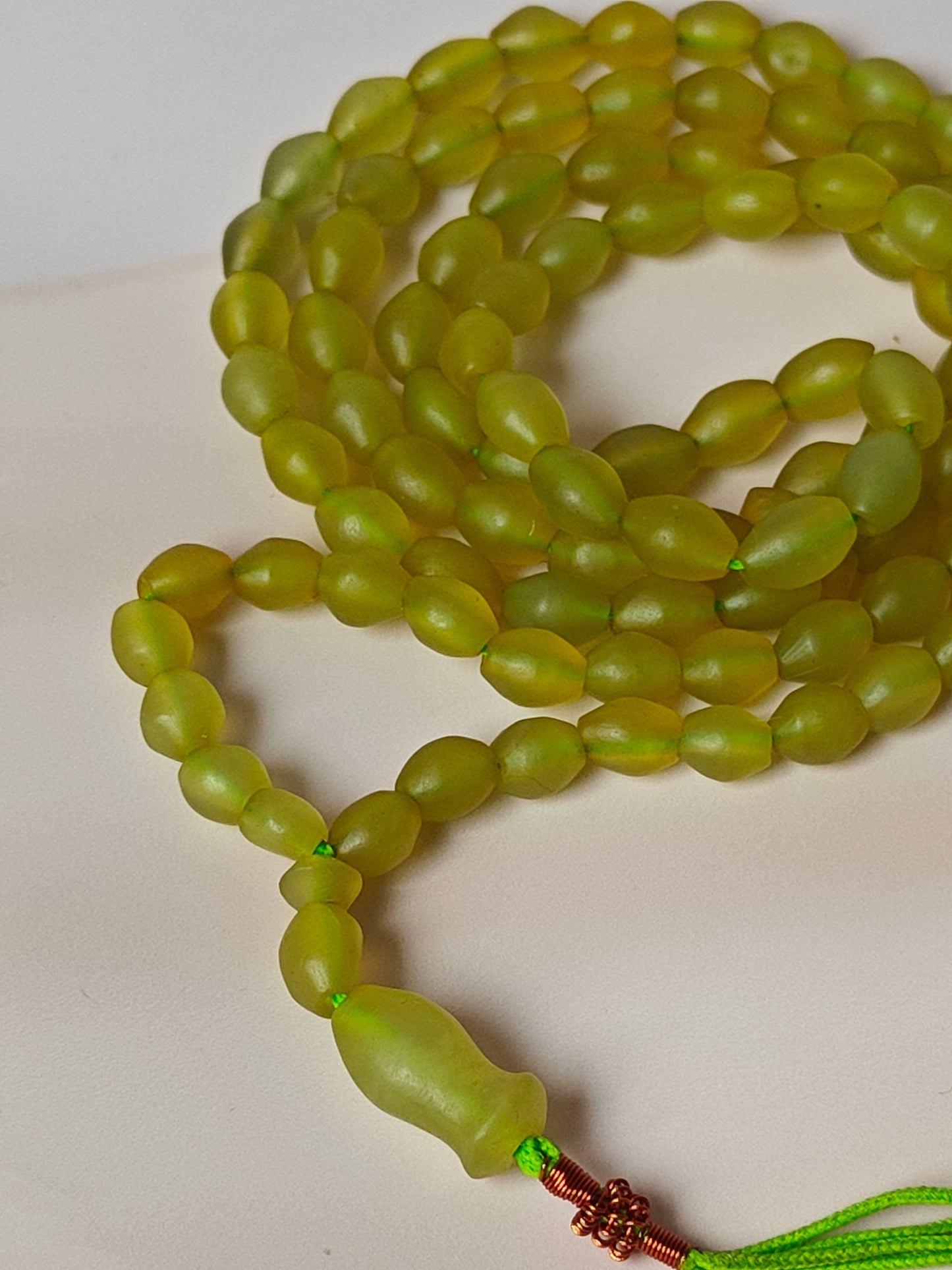 Afghani Shah Maqsood Rosary Olive Shape Pocket Size 99 Beads