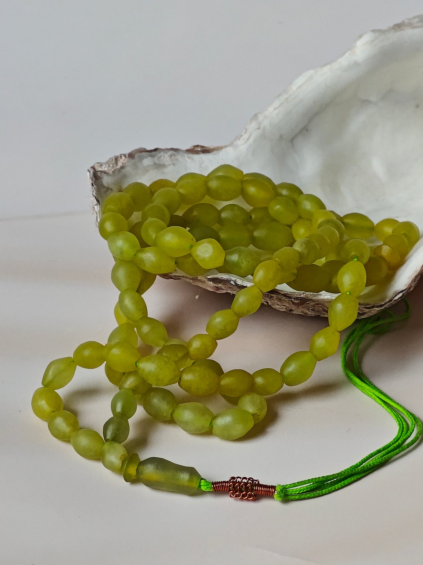 Afghani Shah Maqsood Rosary Olive Shape Pocket Size 99 Beads