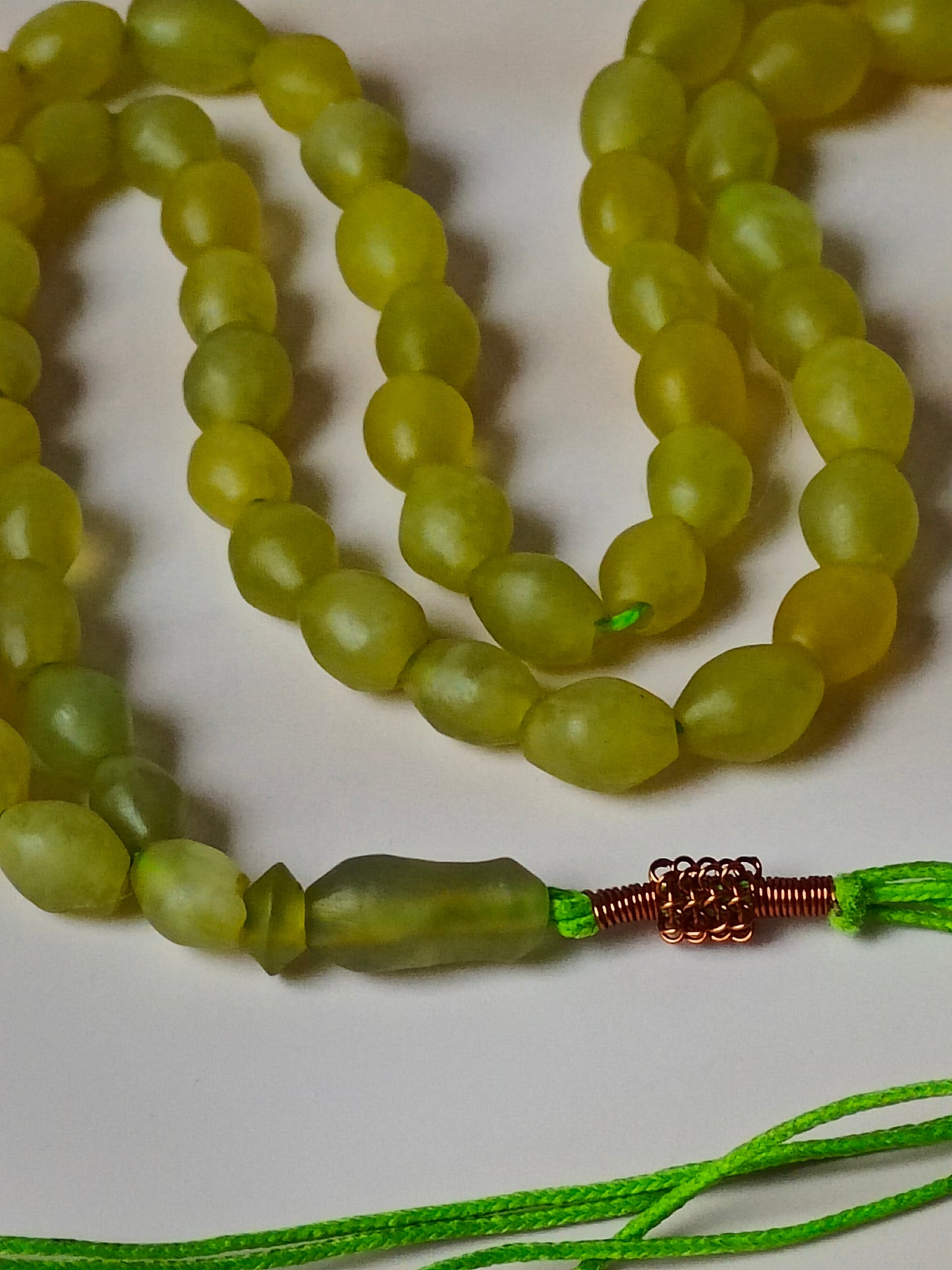 Afghani Shah Maqsood Rosary Olive Shape Pocket Size 99 Beads