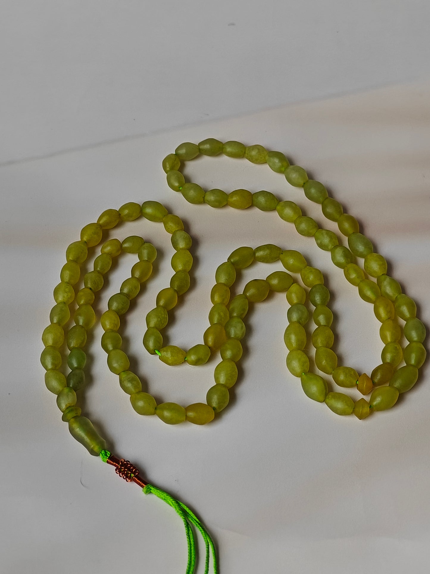 Afghani Shah Maqsood Rosary Olive Shape Pocket Size 99 Beads