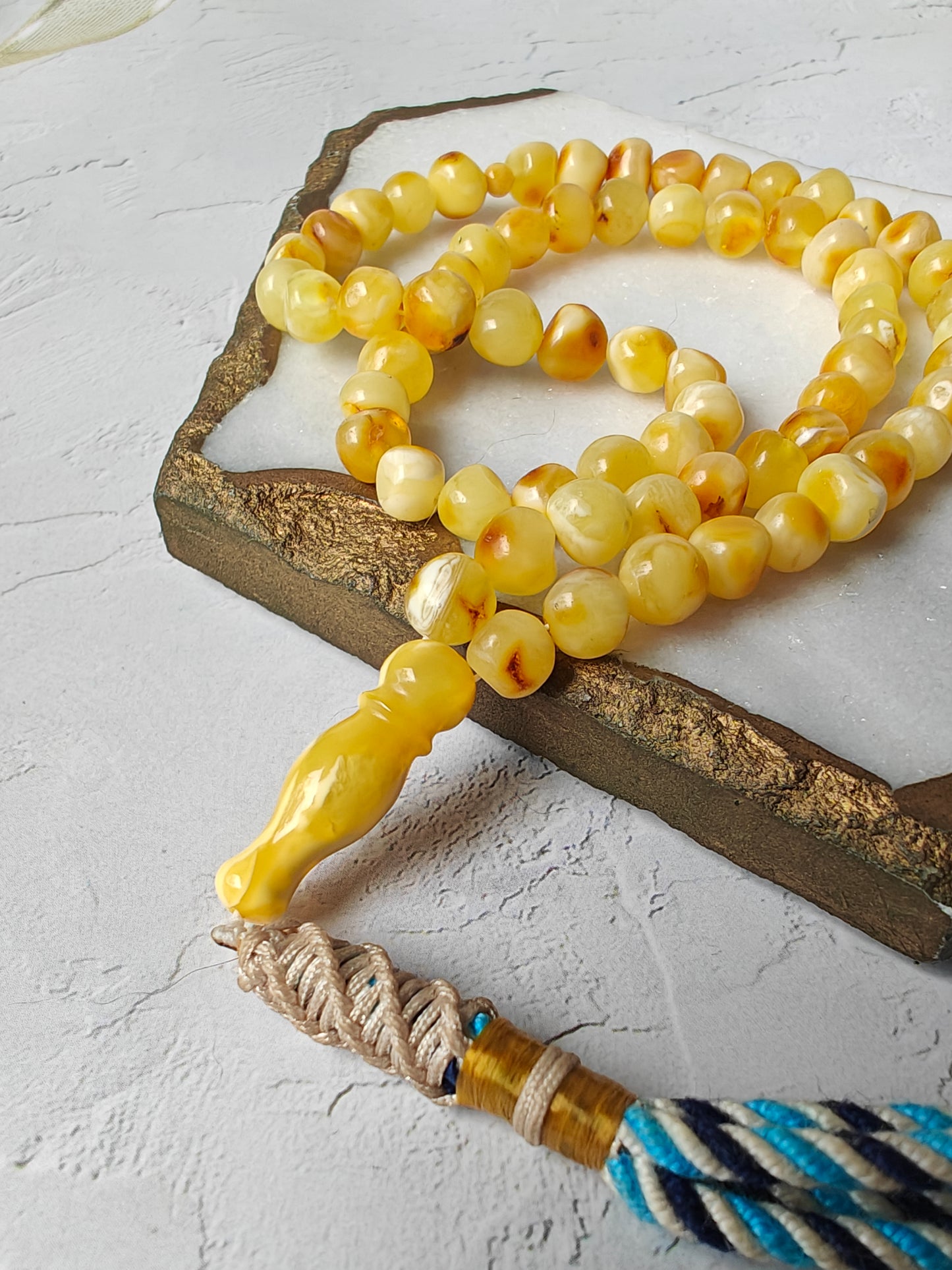 Natural Irregular Pocket Size Rosary 66 Beads