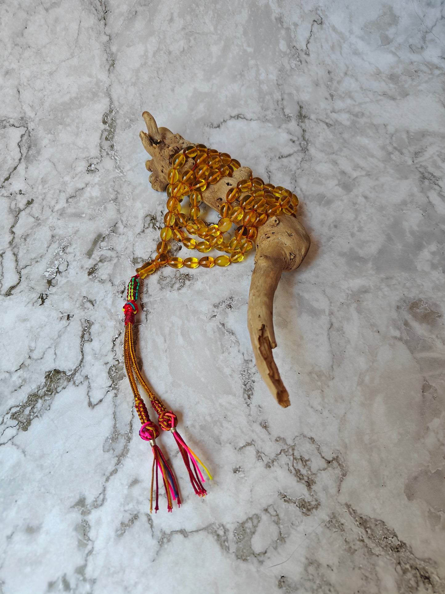 Natural Green Dominican Olive Shape Amber 99 Beads