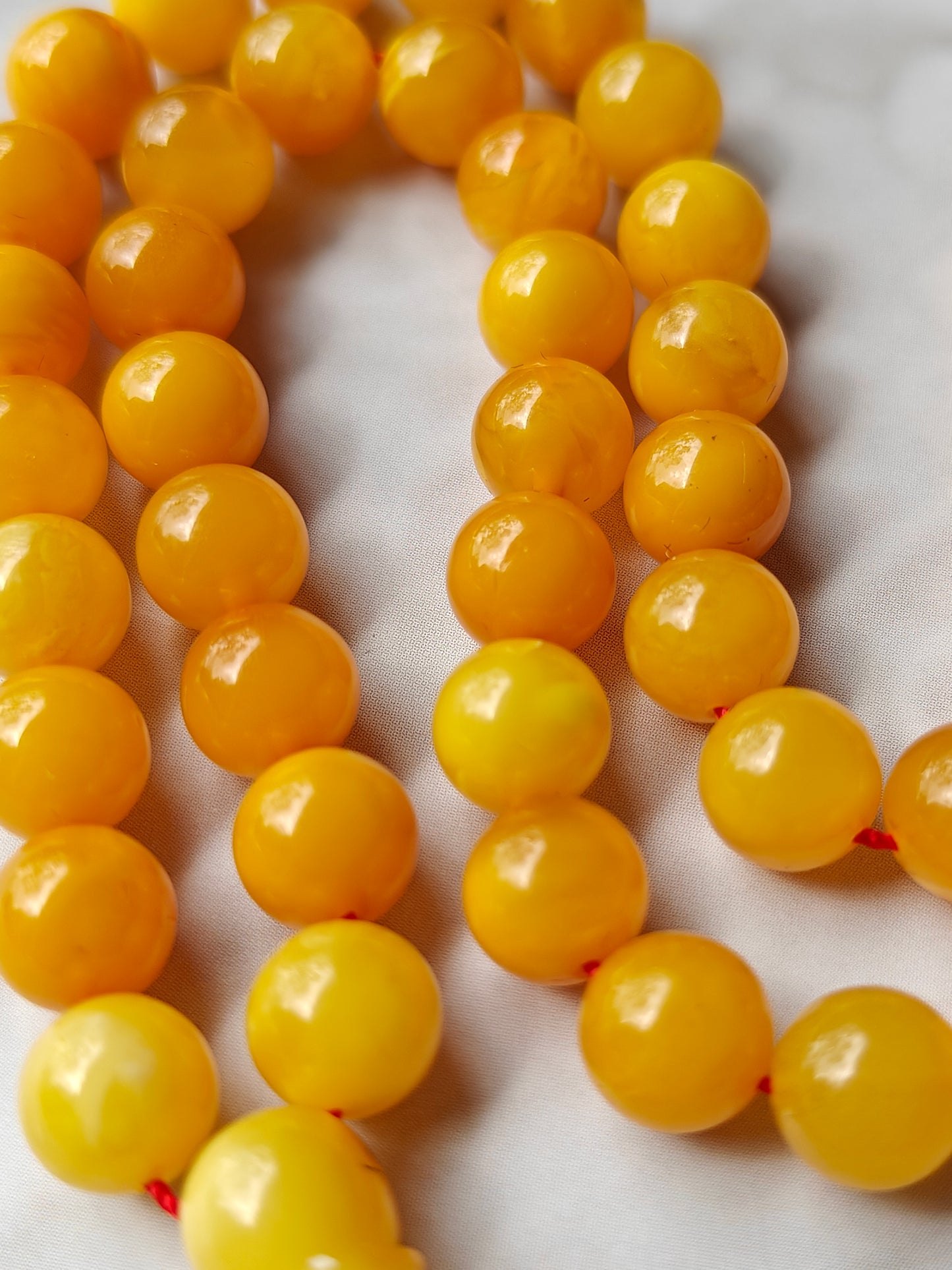 Natural Aged Butterscotch Amber Tasbih 66 Beads