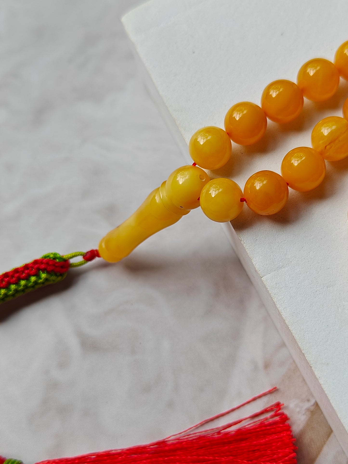 Natural Aged Butterscotch Amber Tasbih 66 Beads