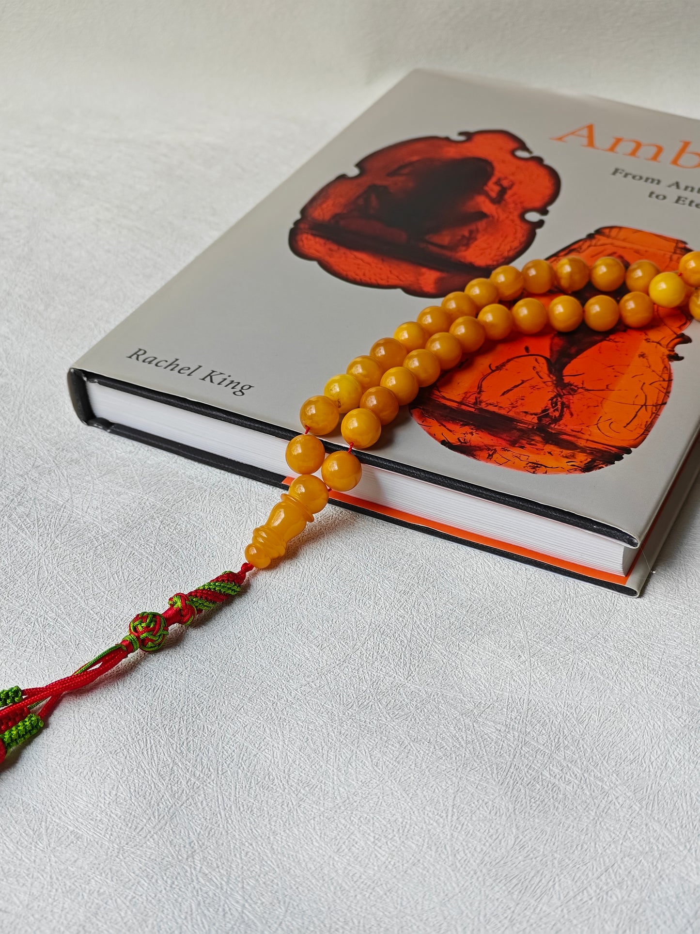 Natural Antique Aged Honey Amber Rosary 66 Beads 11 mm