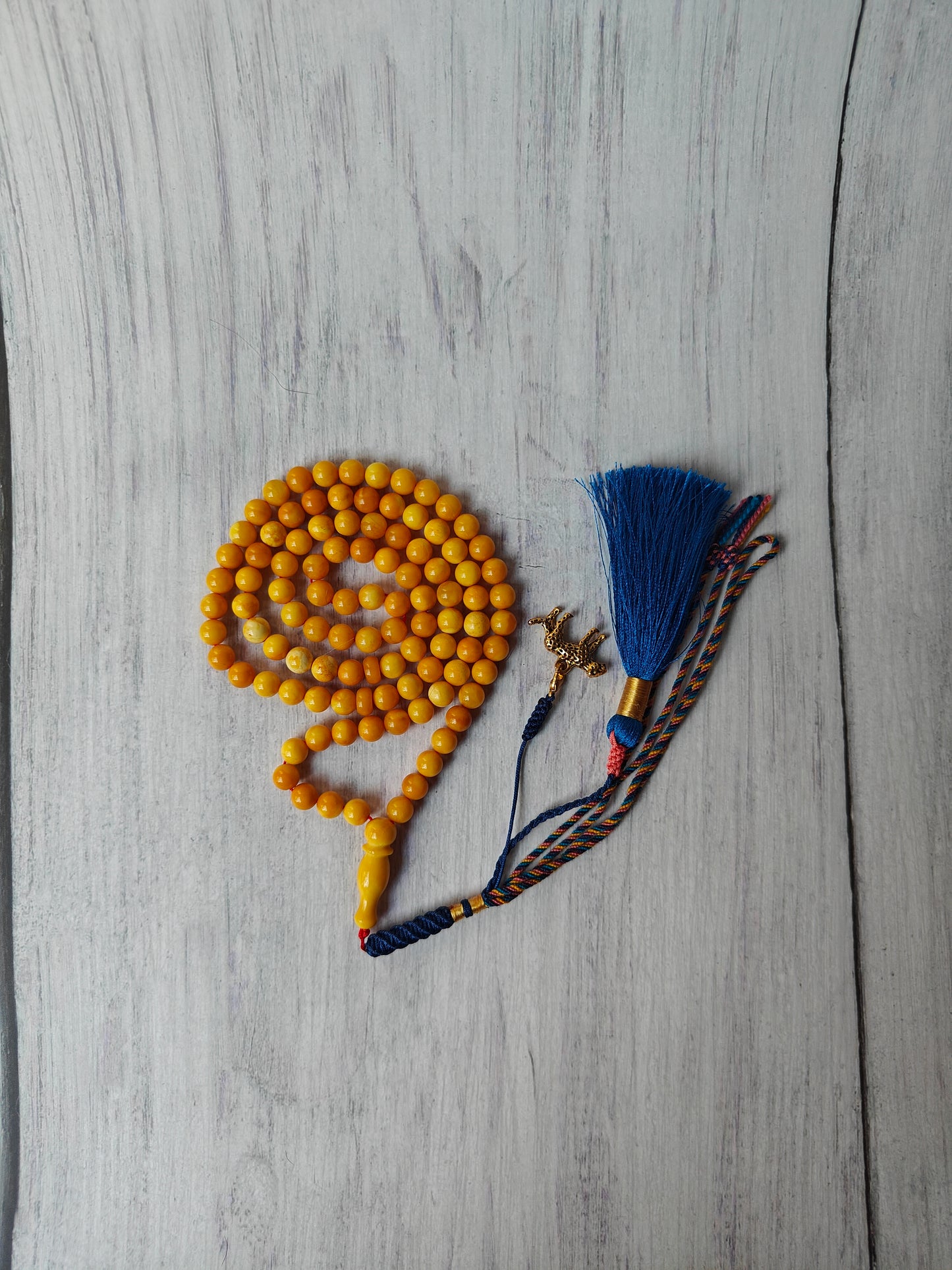 Natural Aged Honey and Butterscotch Pocket Size Amber Misbah 99 Beads