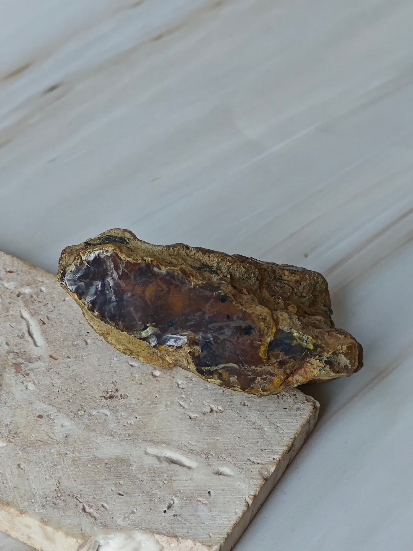 Raw Natural Blue Dominican Amber Piece 22.7 g