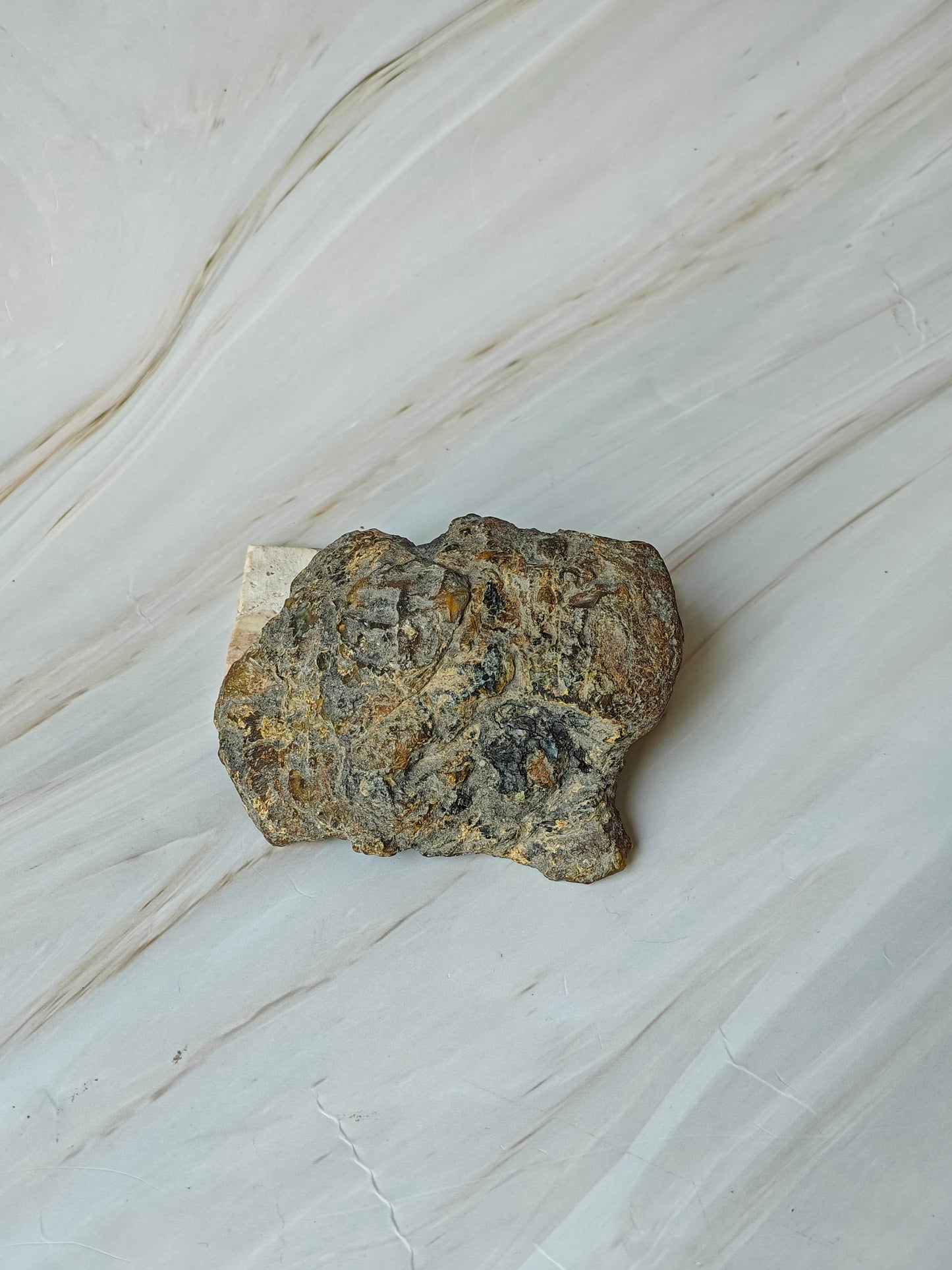 Raw Natural Blue Dominican Amber Piece 106.5 g