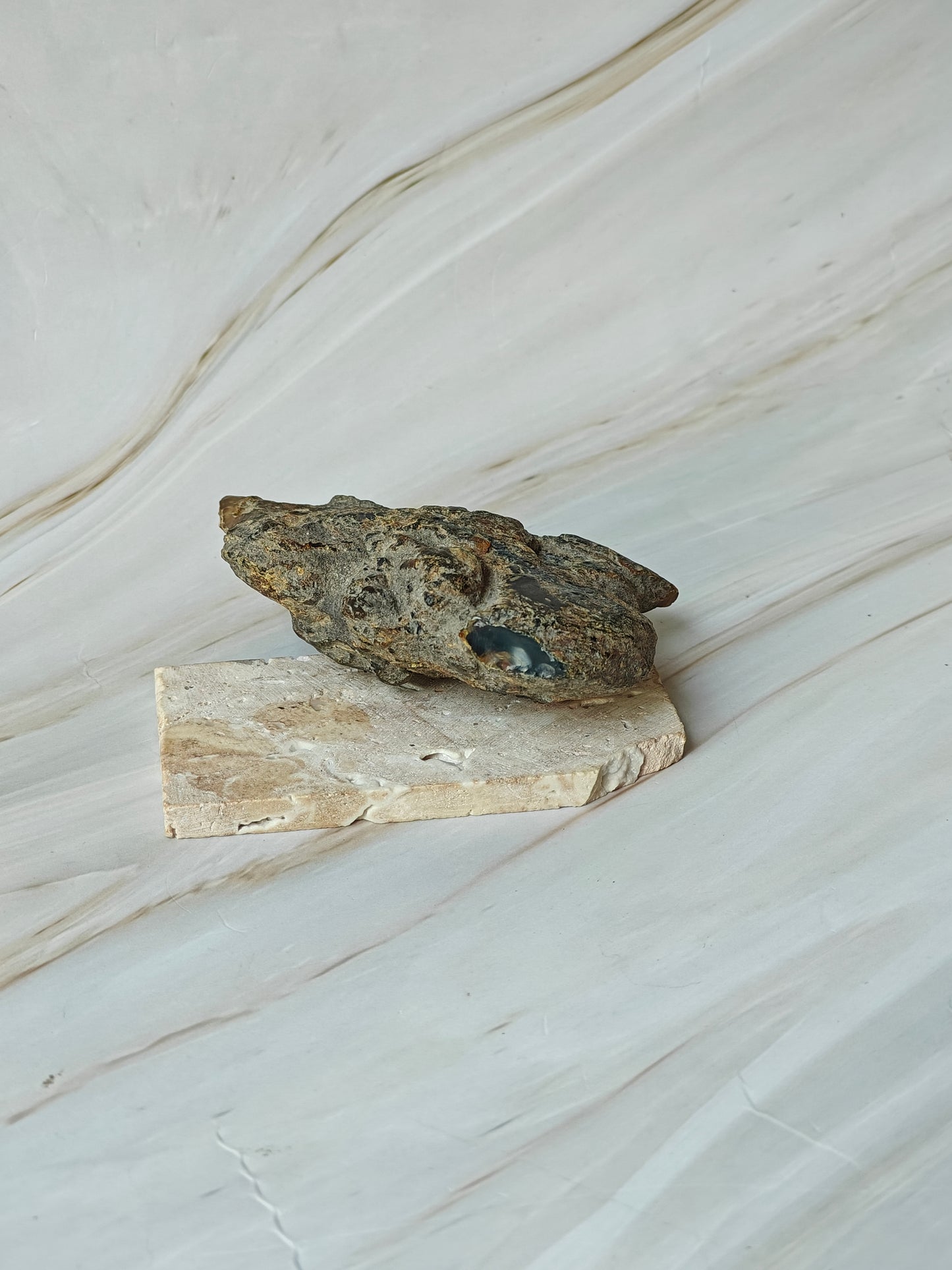 Raw Natural Blue Dominican Amber Piece 106.5 g