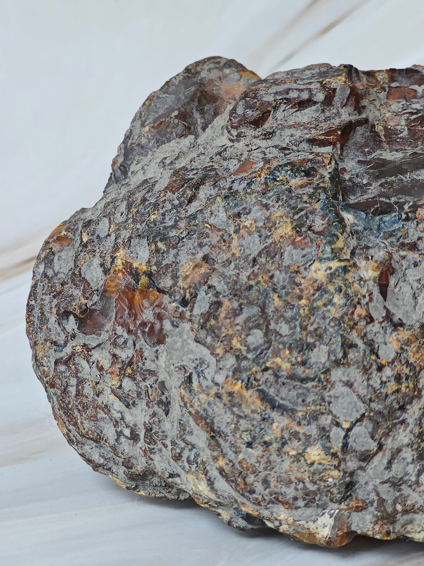 Raw Natural Blue Dominican Amber Piece 177 g
