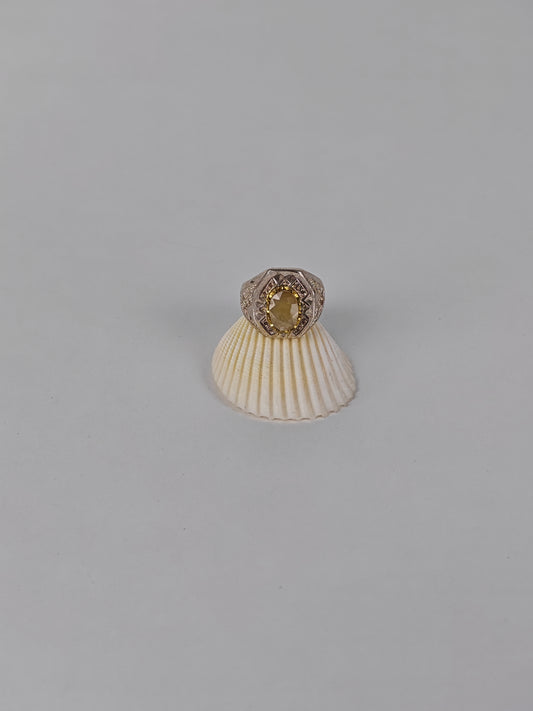 Natural Sapphire Ring in Silver 925