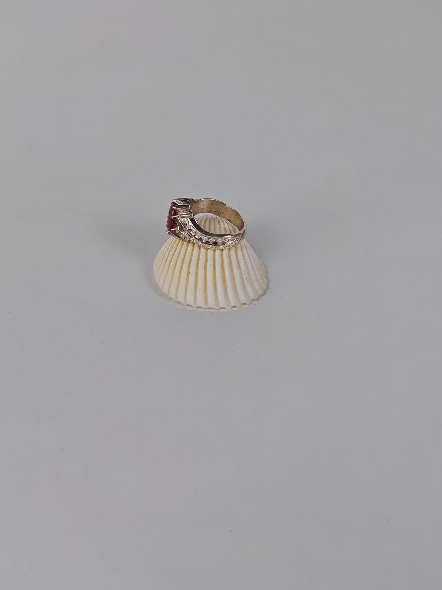 Natural Ruby Ring in Silver 925