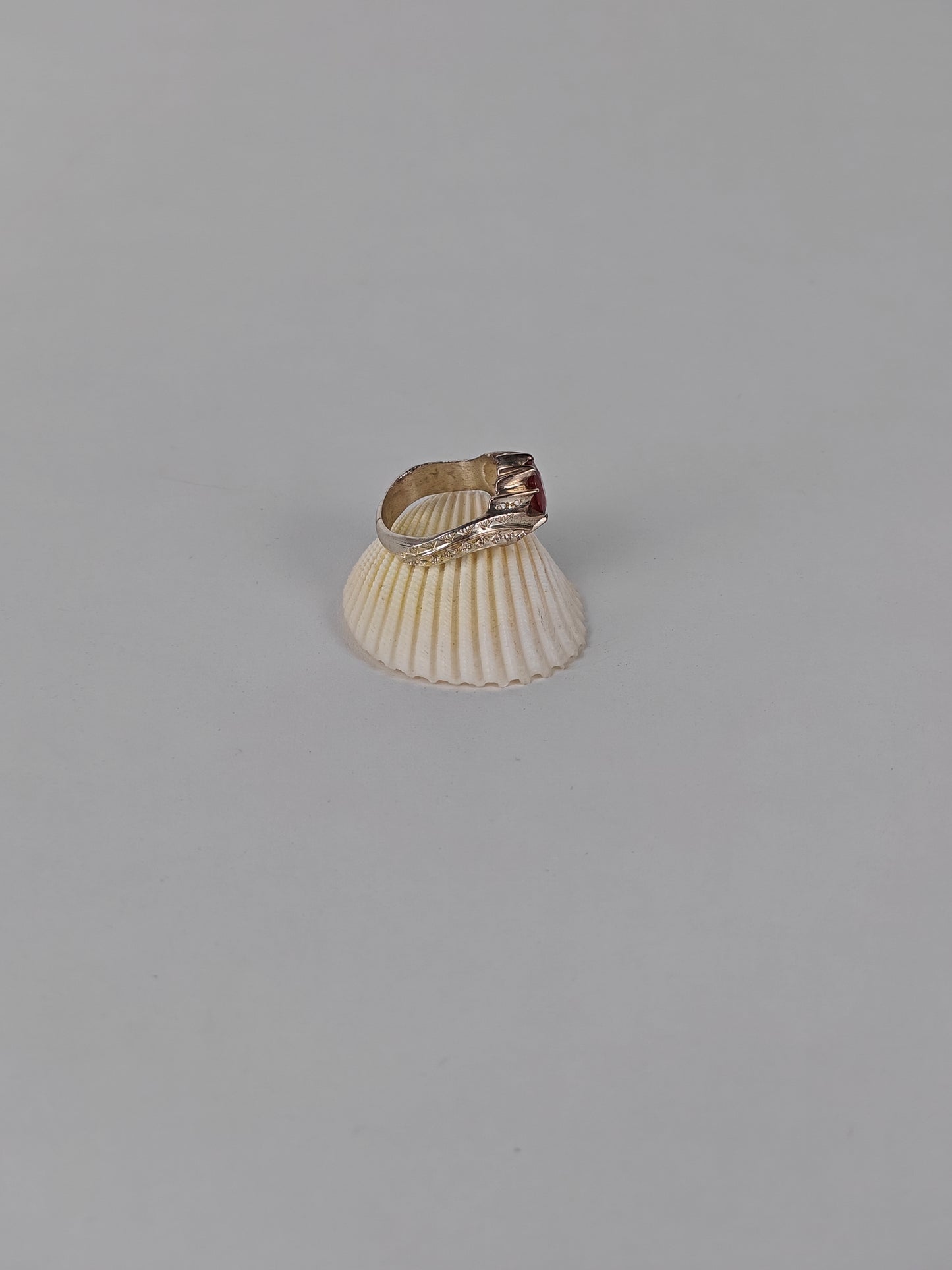 Natural Ruby Ring in Silver 925