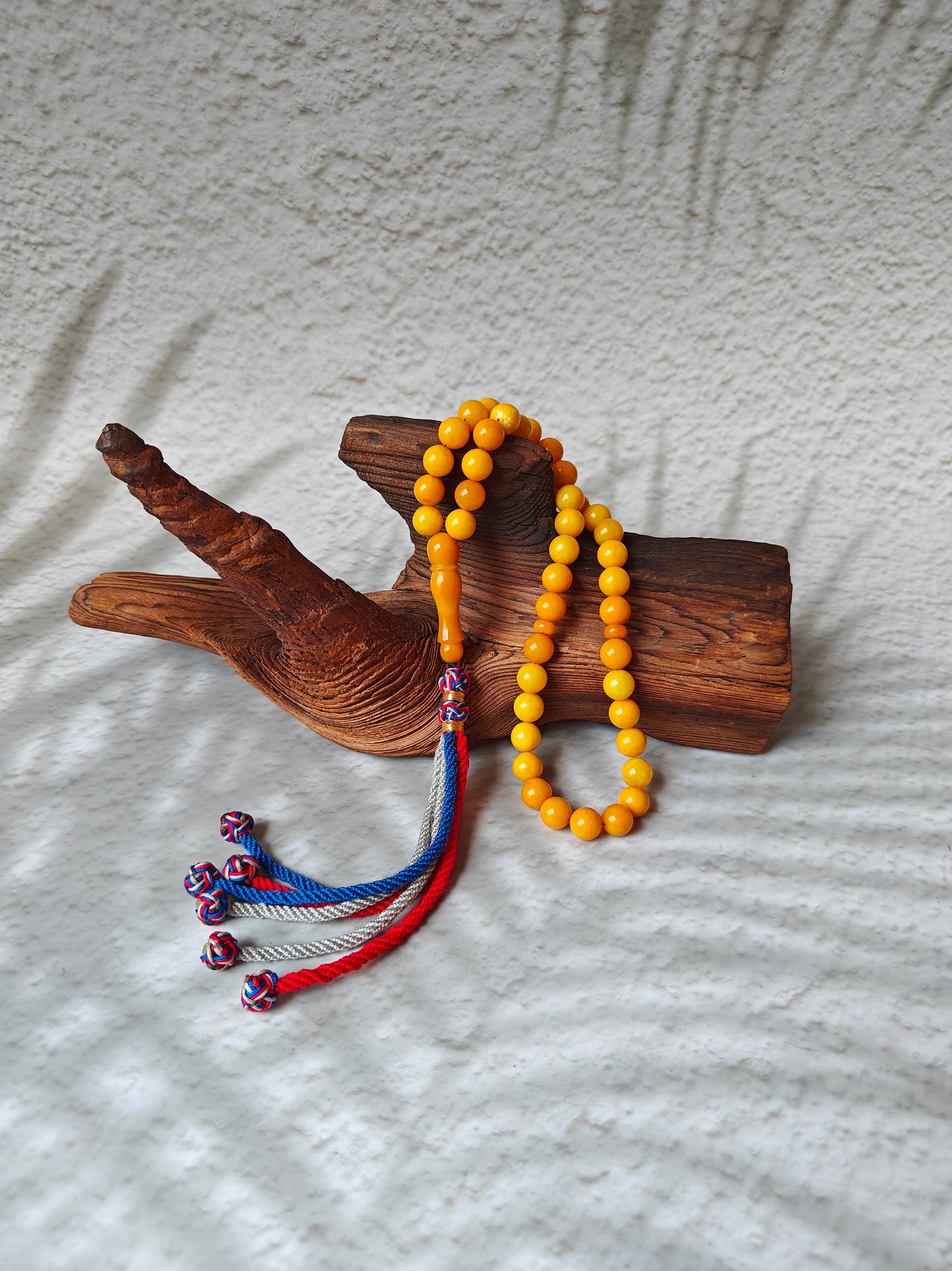 Aged Milk & Butterscotch Amber Tasbih – 45 Beads