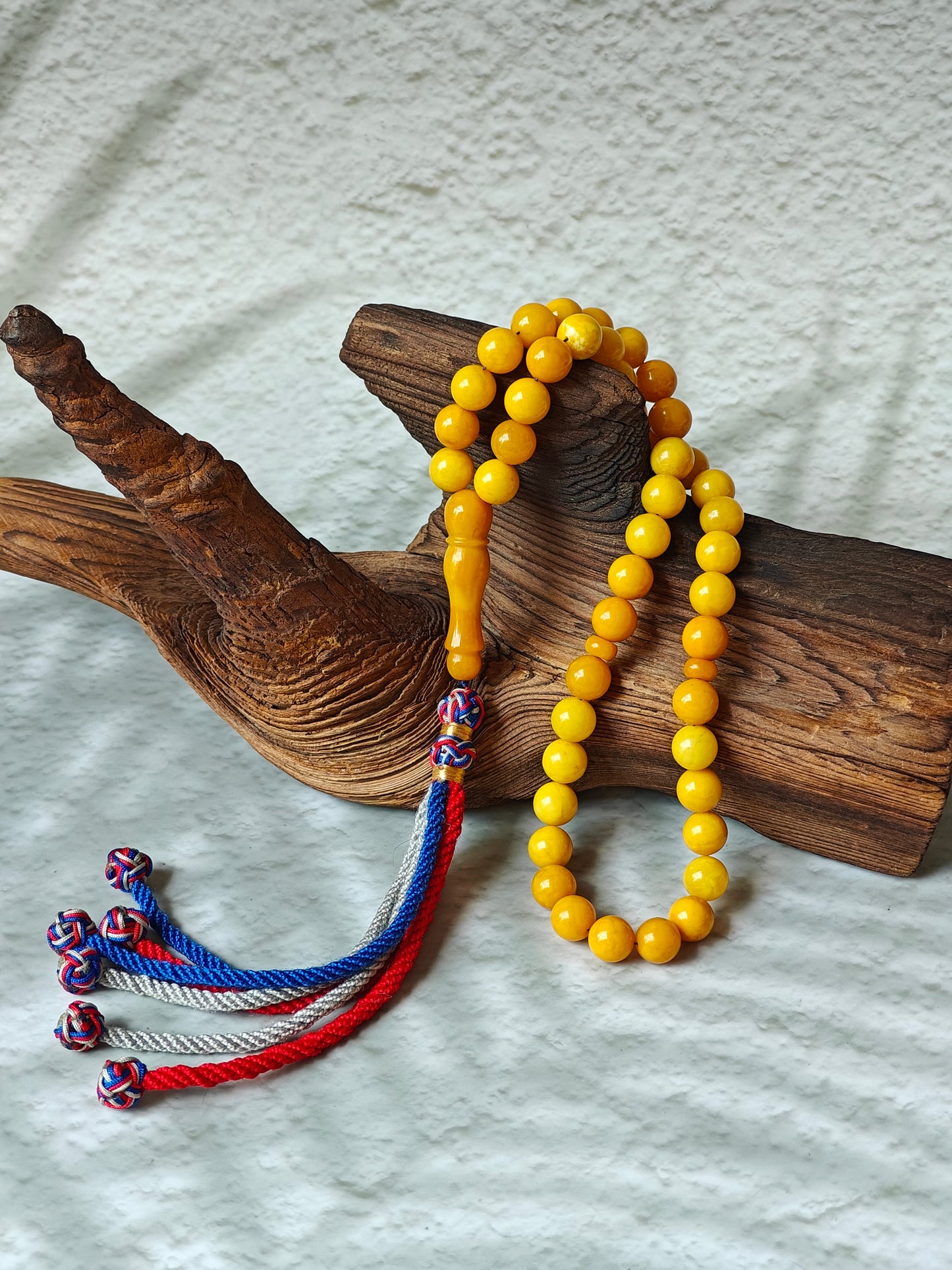 Aged Milk & Butterscotch Amber Tasbih – 45 Beads