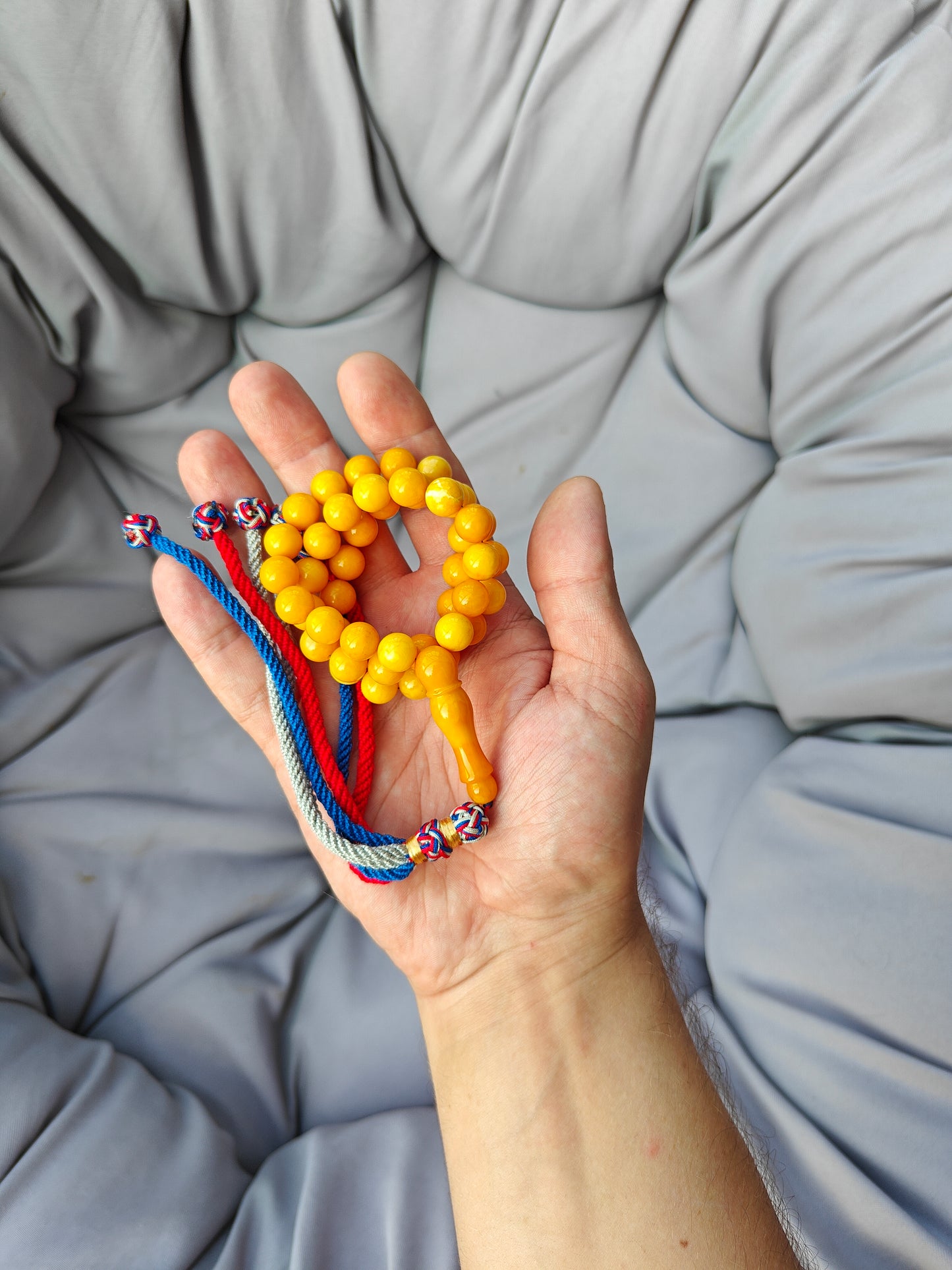 Aged Milk & Butterscotch Amber Tasbih – 45 Beads