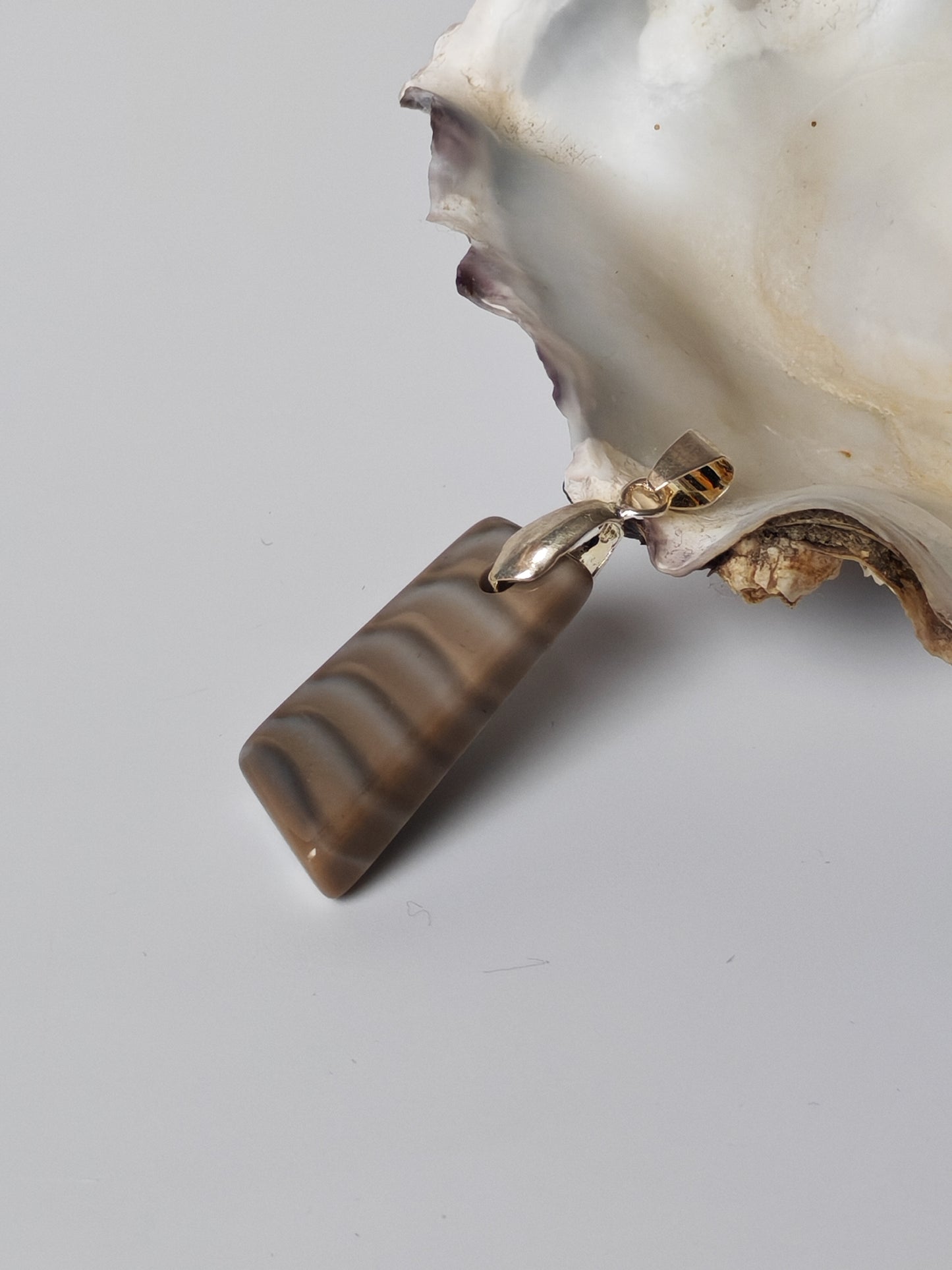 Striped Flint Pendant