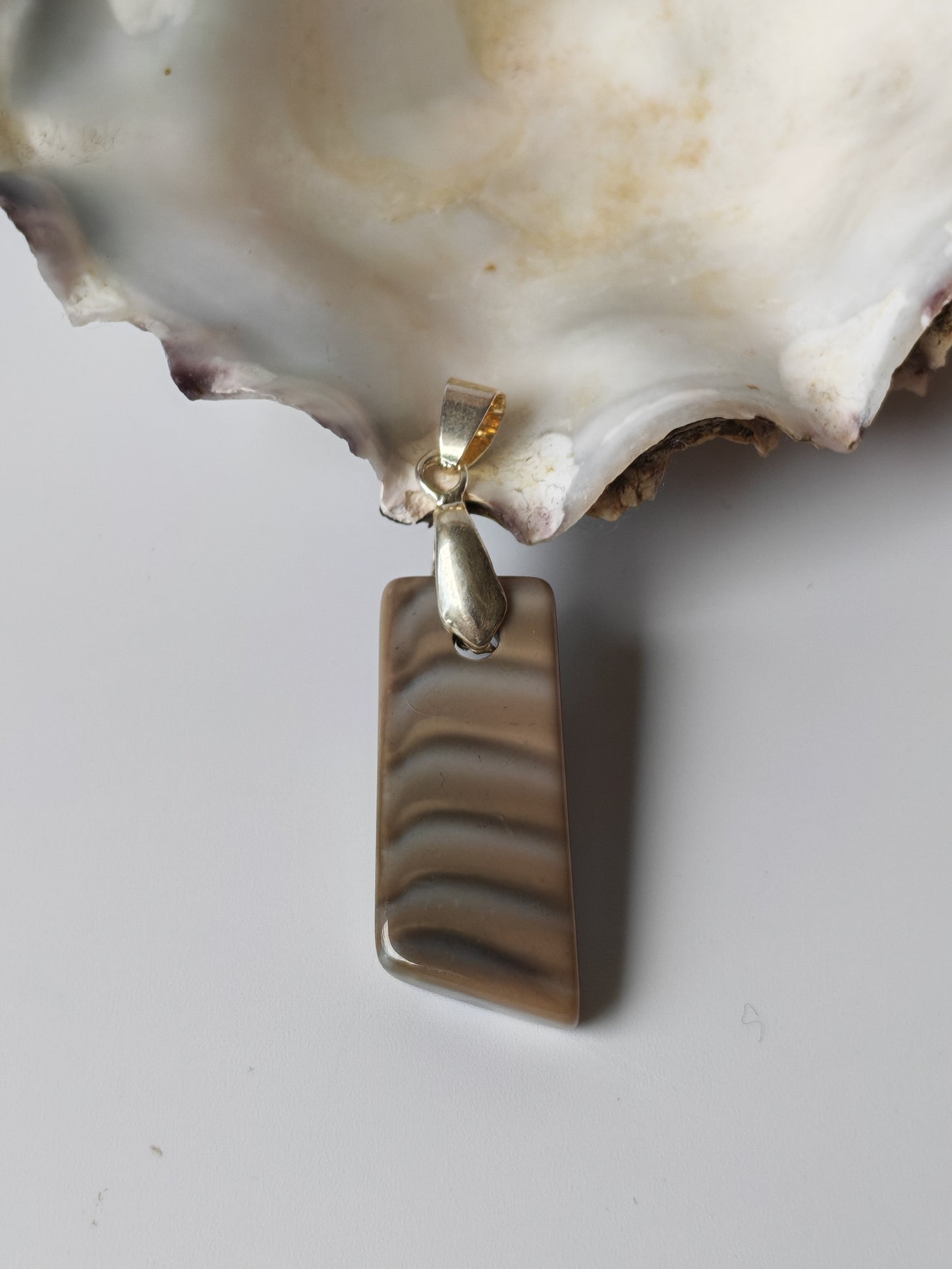 Striped Flint Pendant