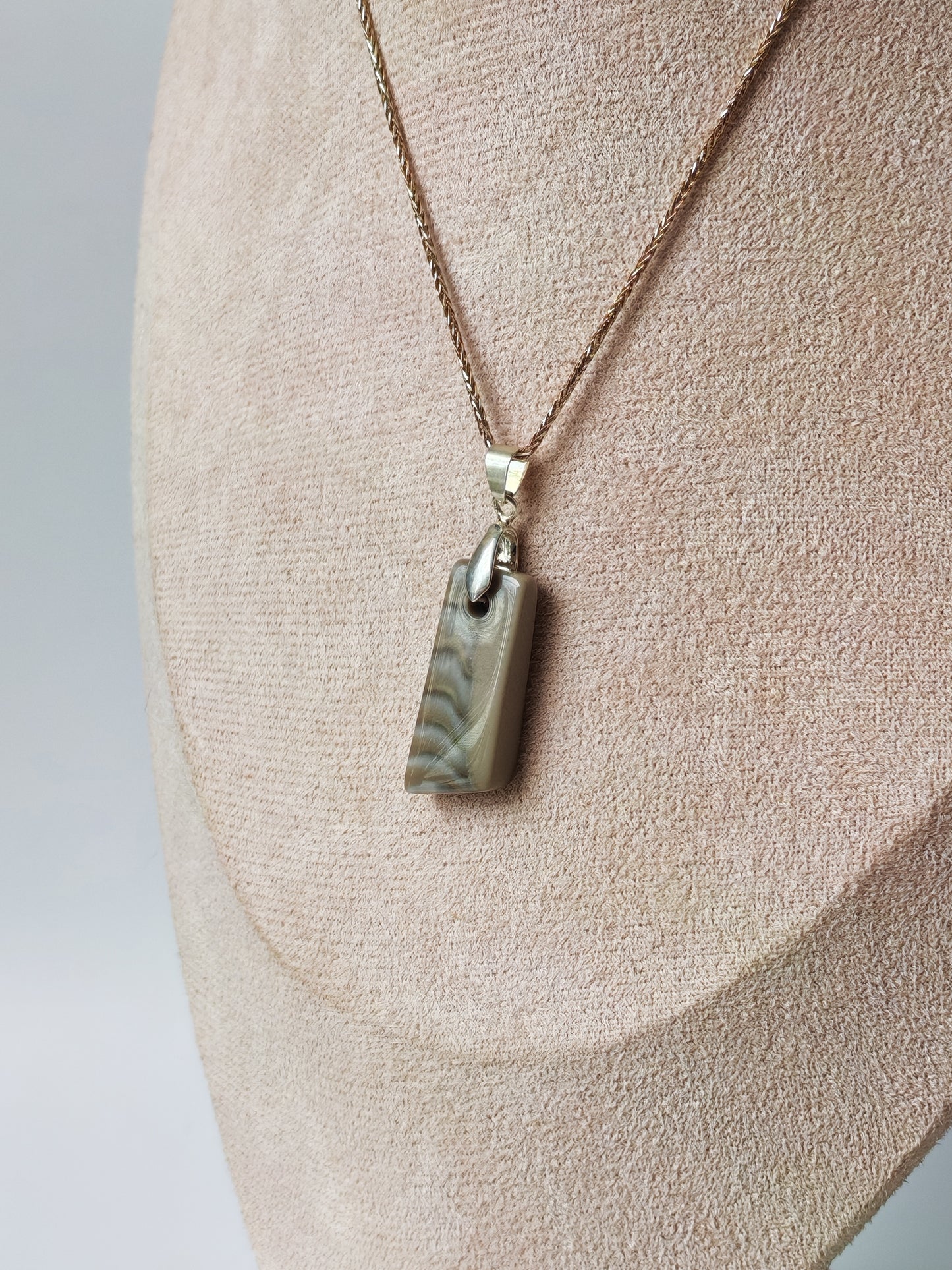 Striped Flint Pendant