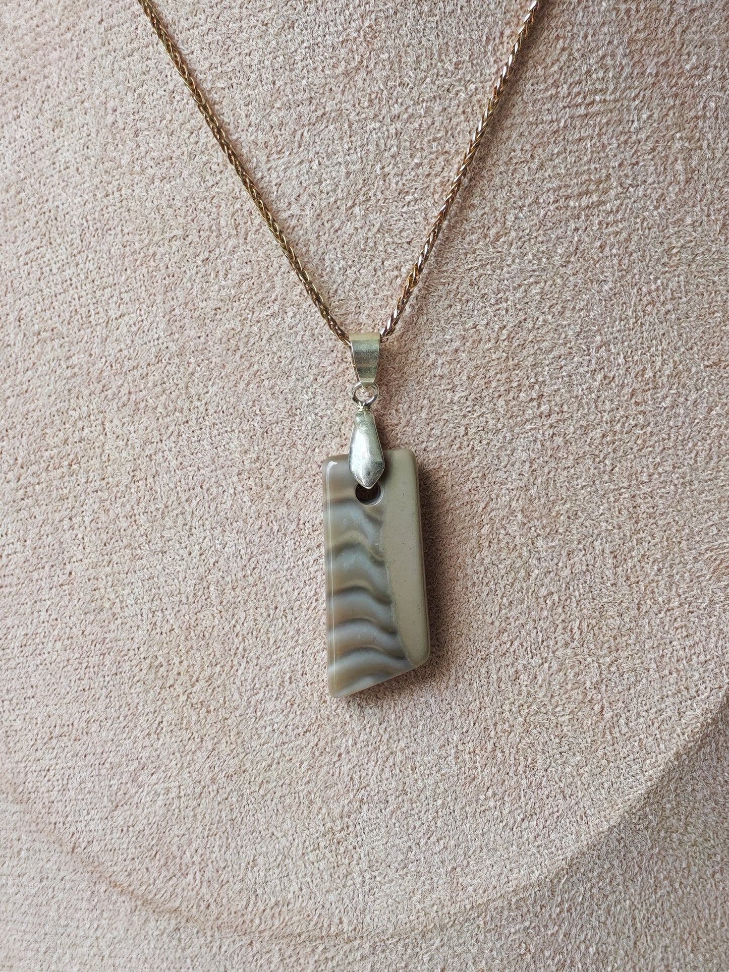 Striped Flint Pendant