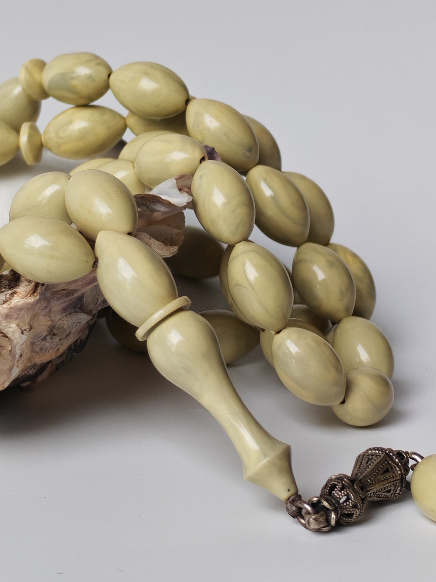 Vintage Chernobyl Bakelite Tasbih – 49 Beads + 17 spare