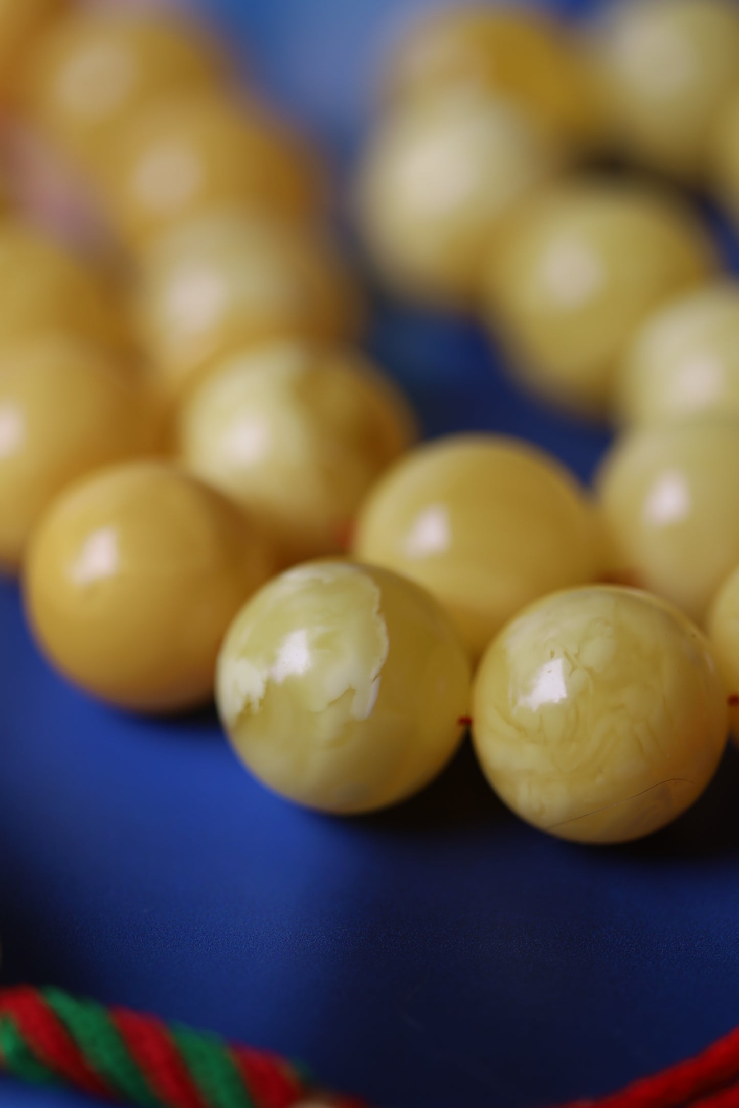 Huge Butterscotch Natural Amber Tasbih with Certificate 192g