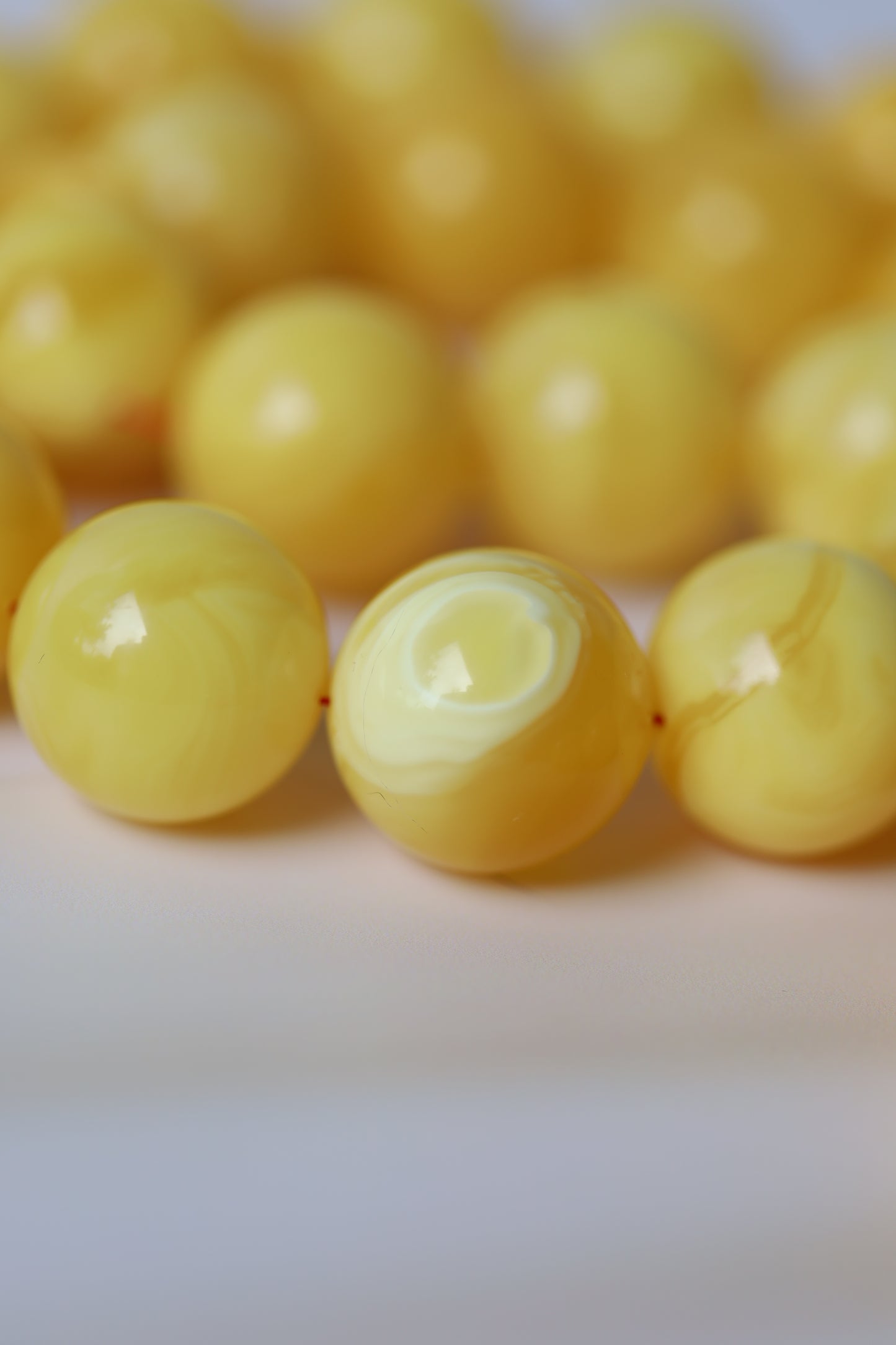 Huge Butterscotch Natural Amber Tasbih with Certificate 192g
