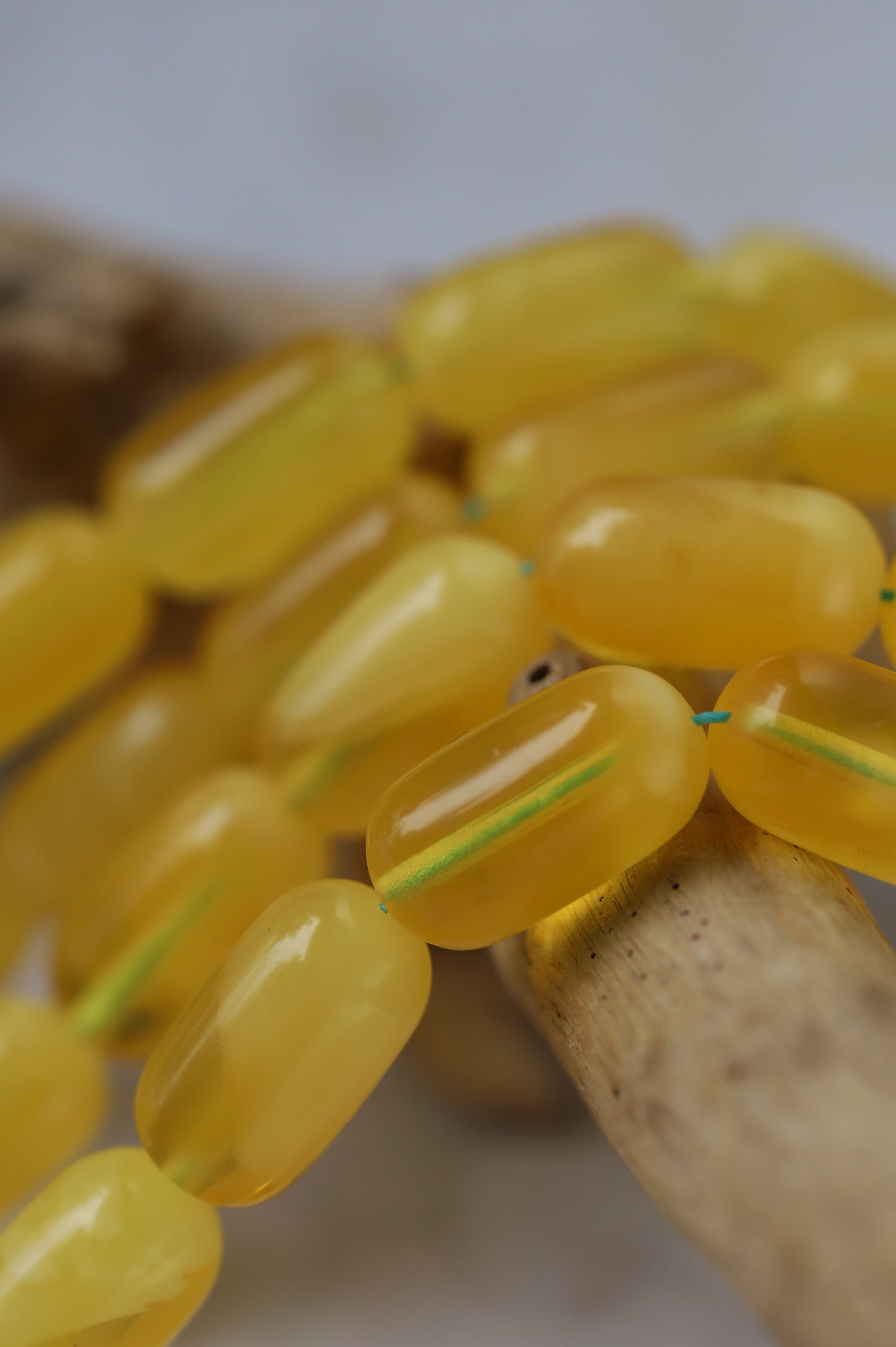 Honey Half-Half Amber Rosary – 45 Beads | Lightweight Daily Piece