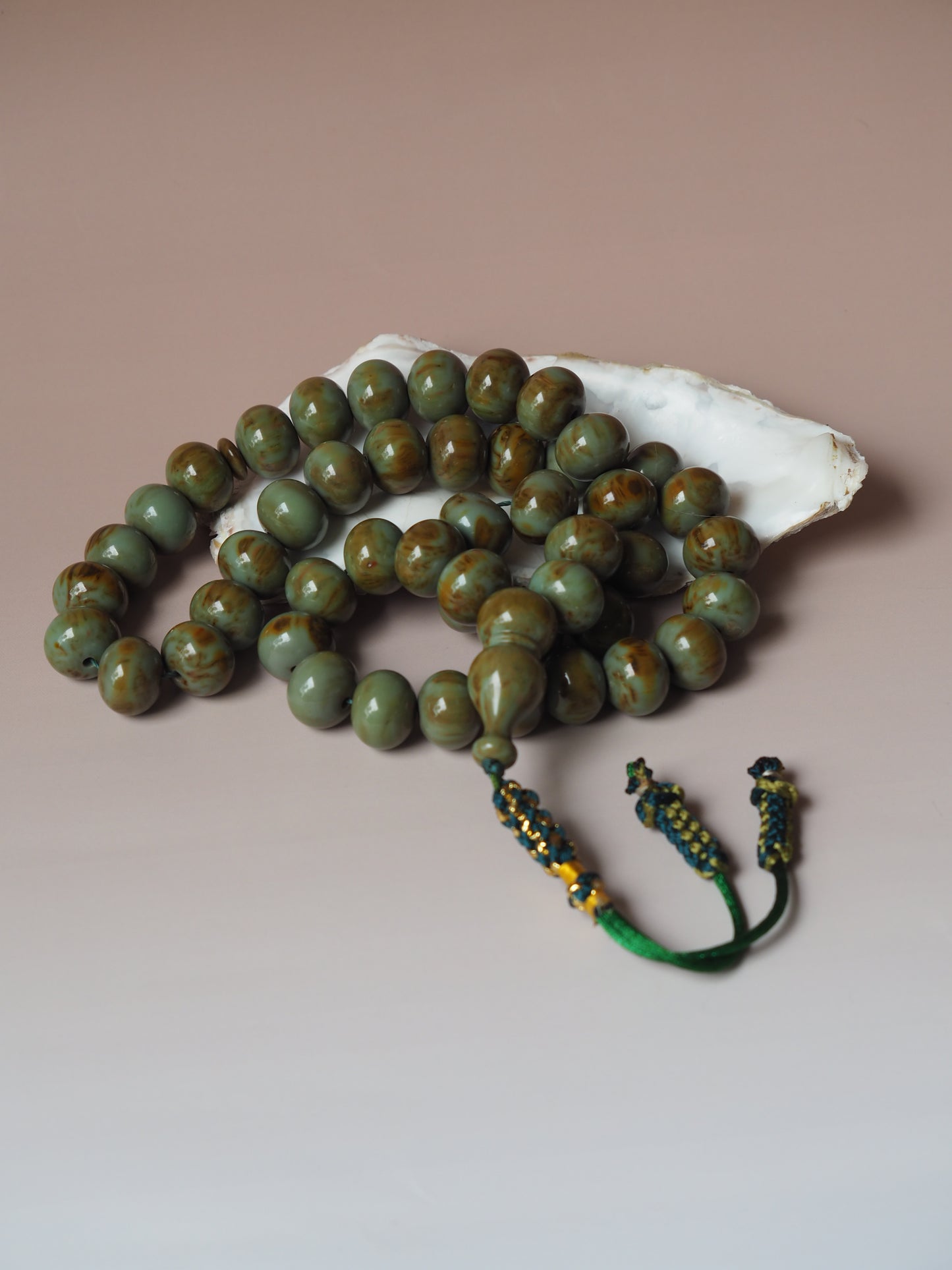 New Turkish Turquoise Bakelite Rosary 47 Beads 100 g