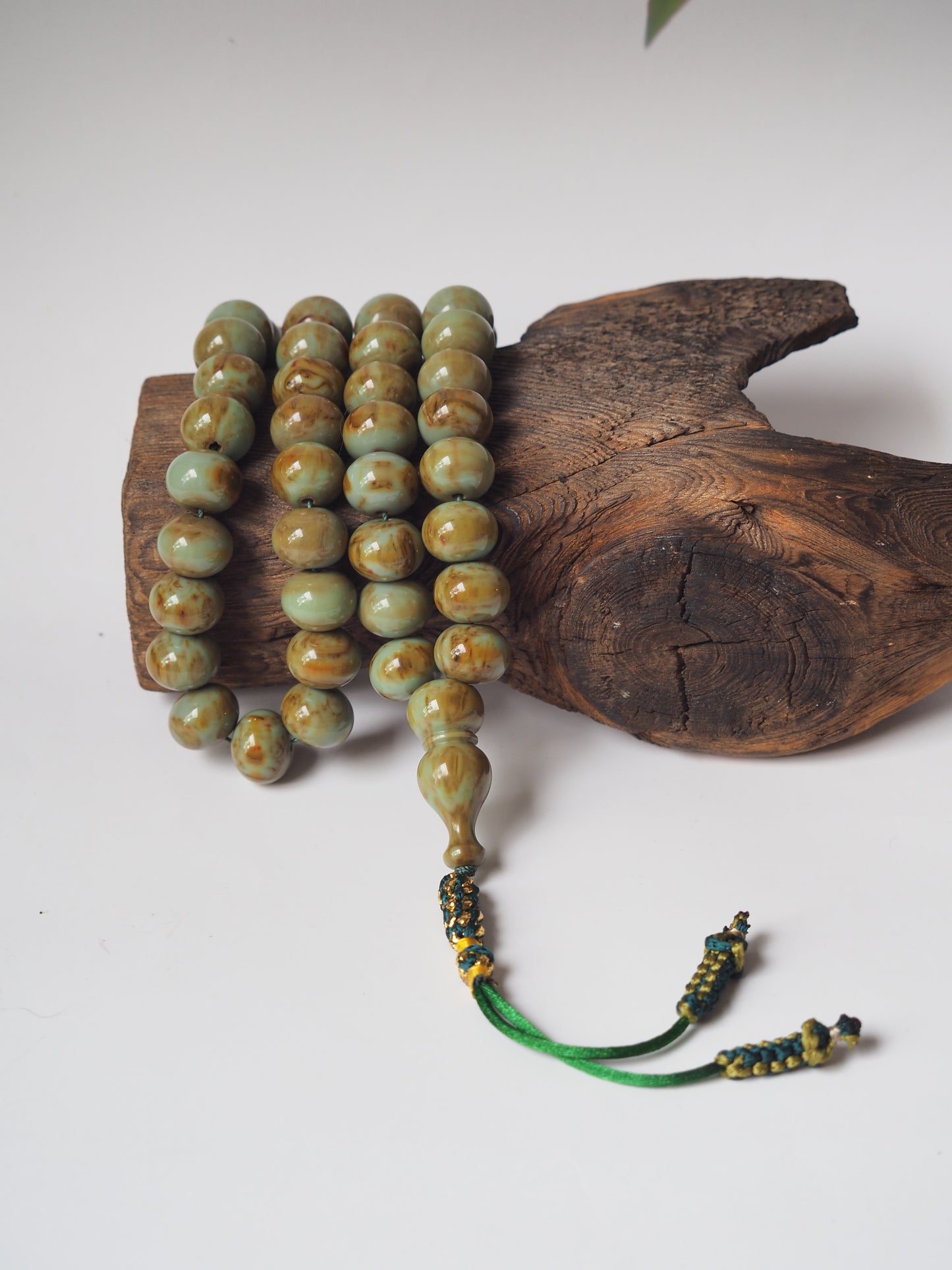 New Turkish Turquoise Bakelite Rosary 47 Beads 100 g