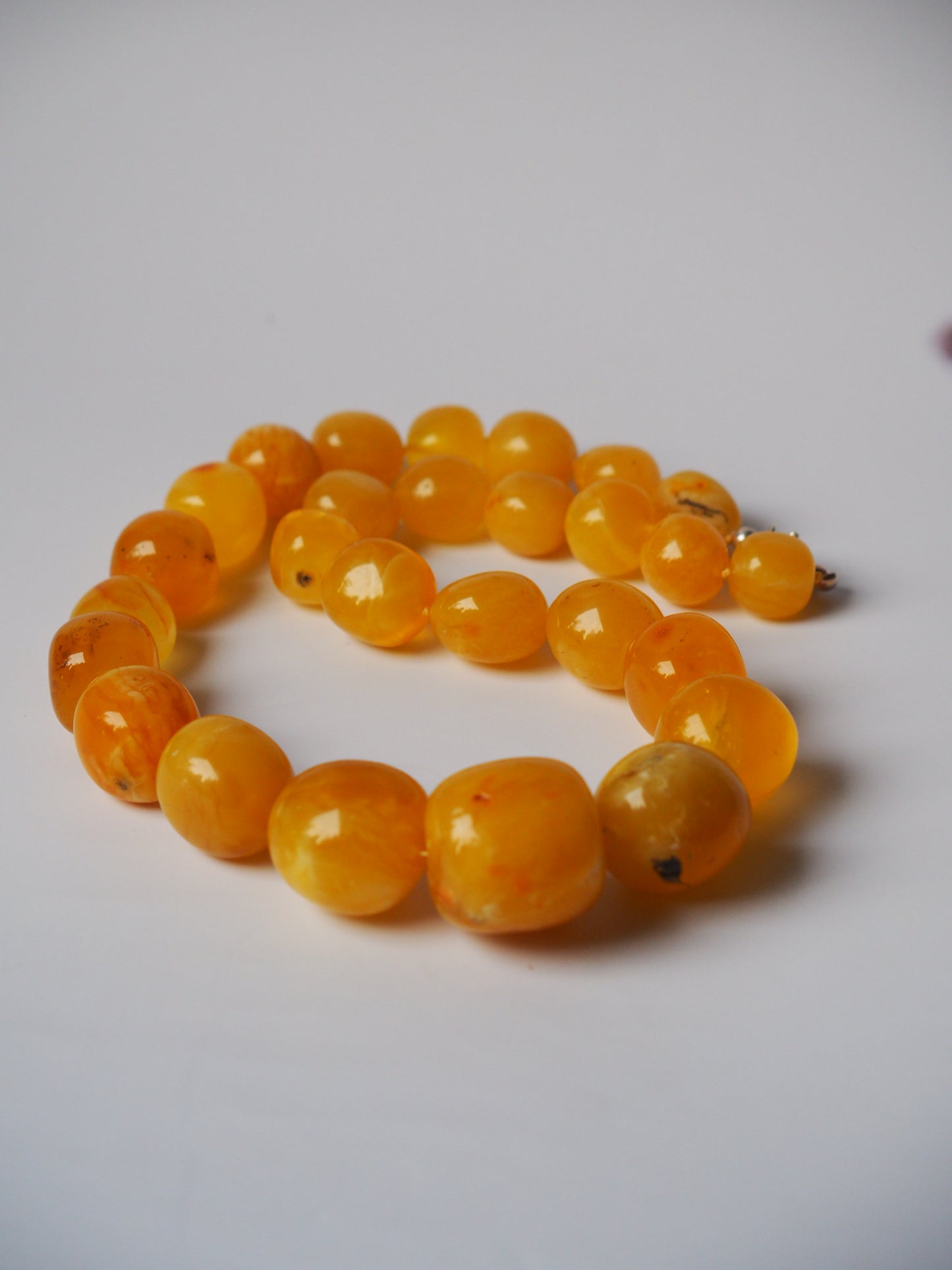 Huge Unique Honey Amber Necklace with Certificate